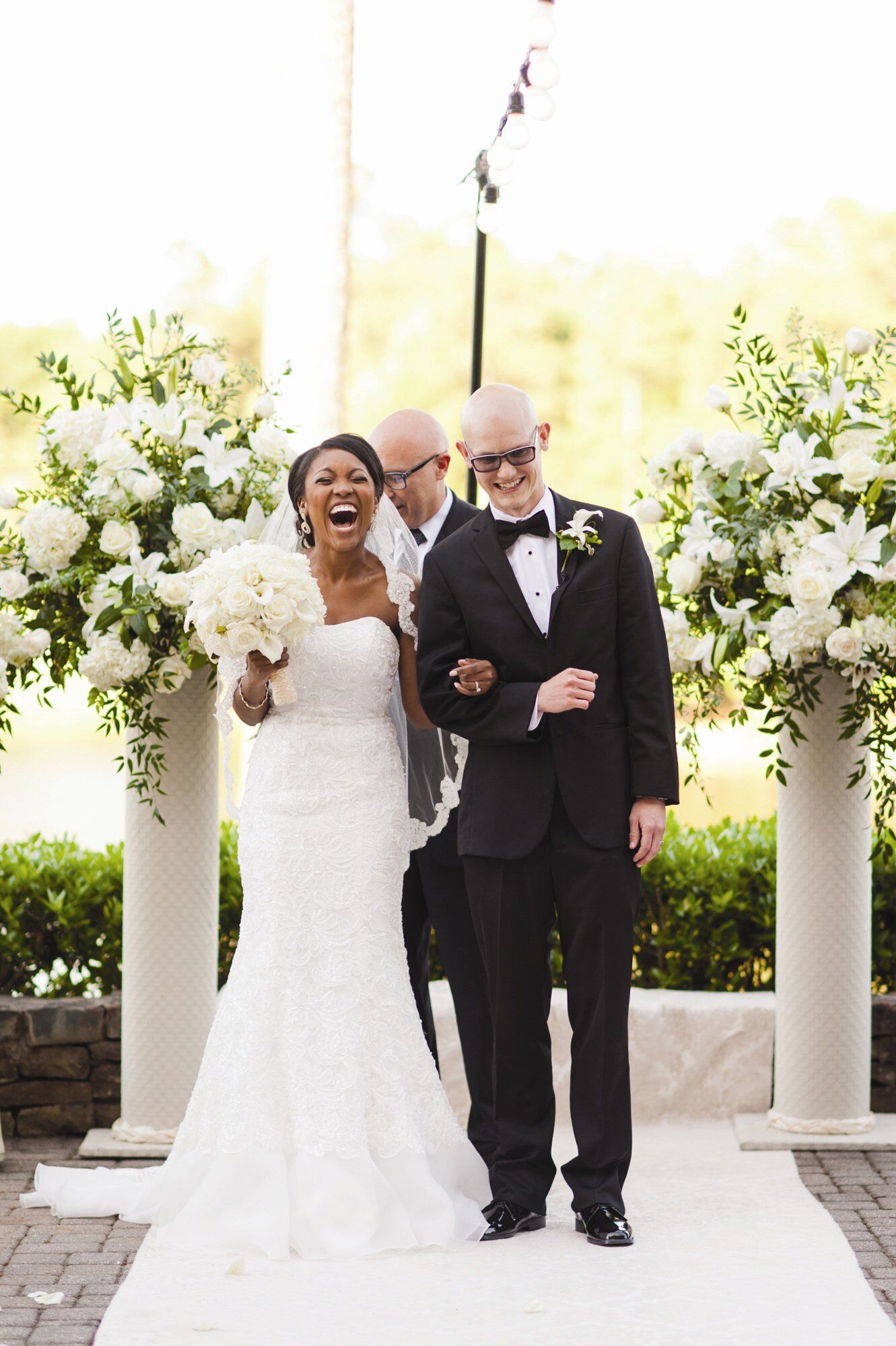 Strapless Lace Wedding Dress