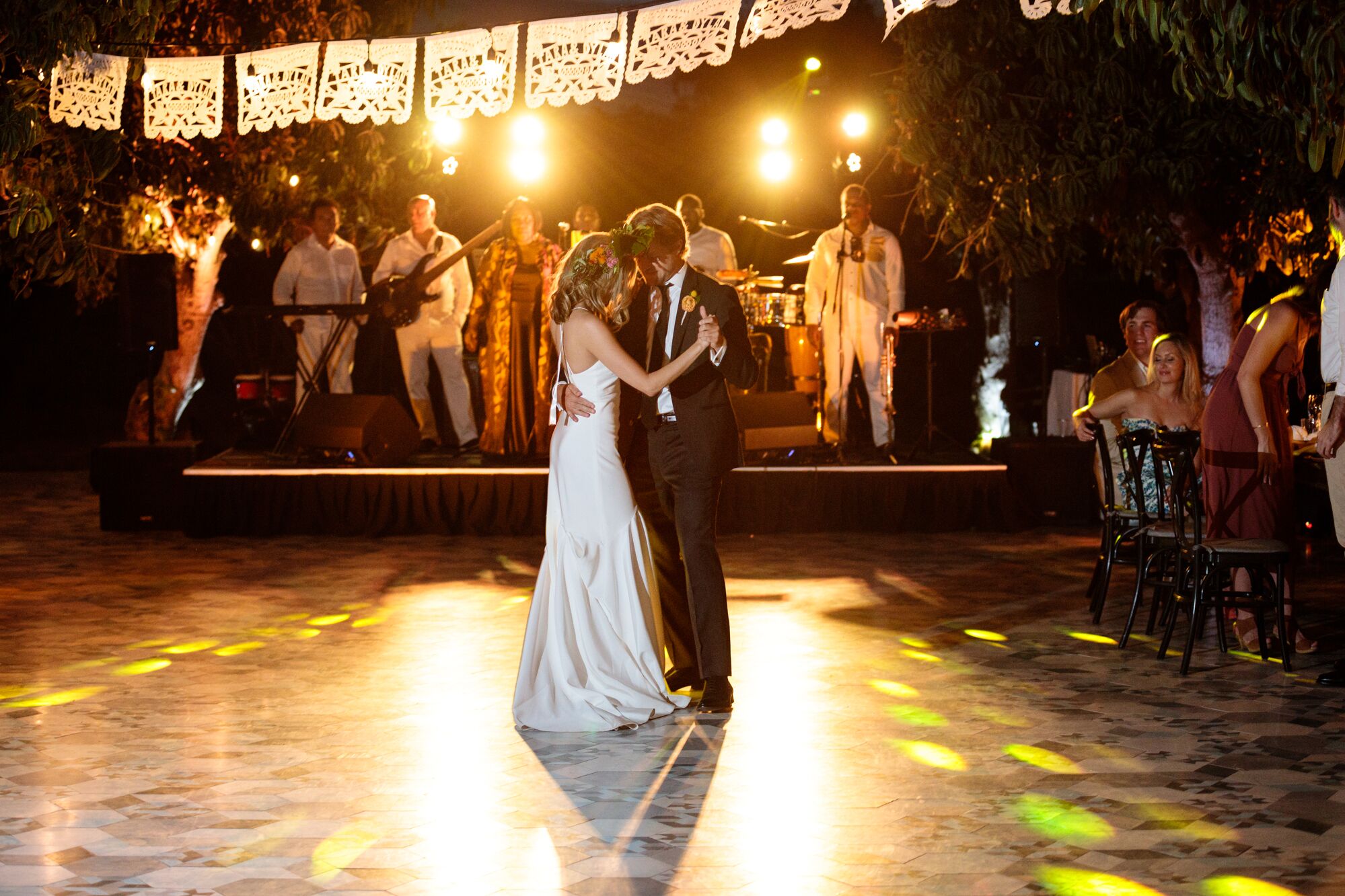 Papel Picado Dance Floor Canopy