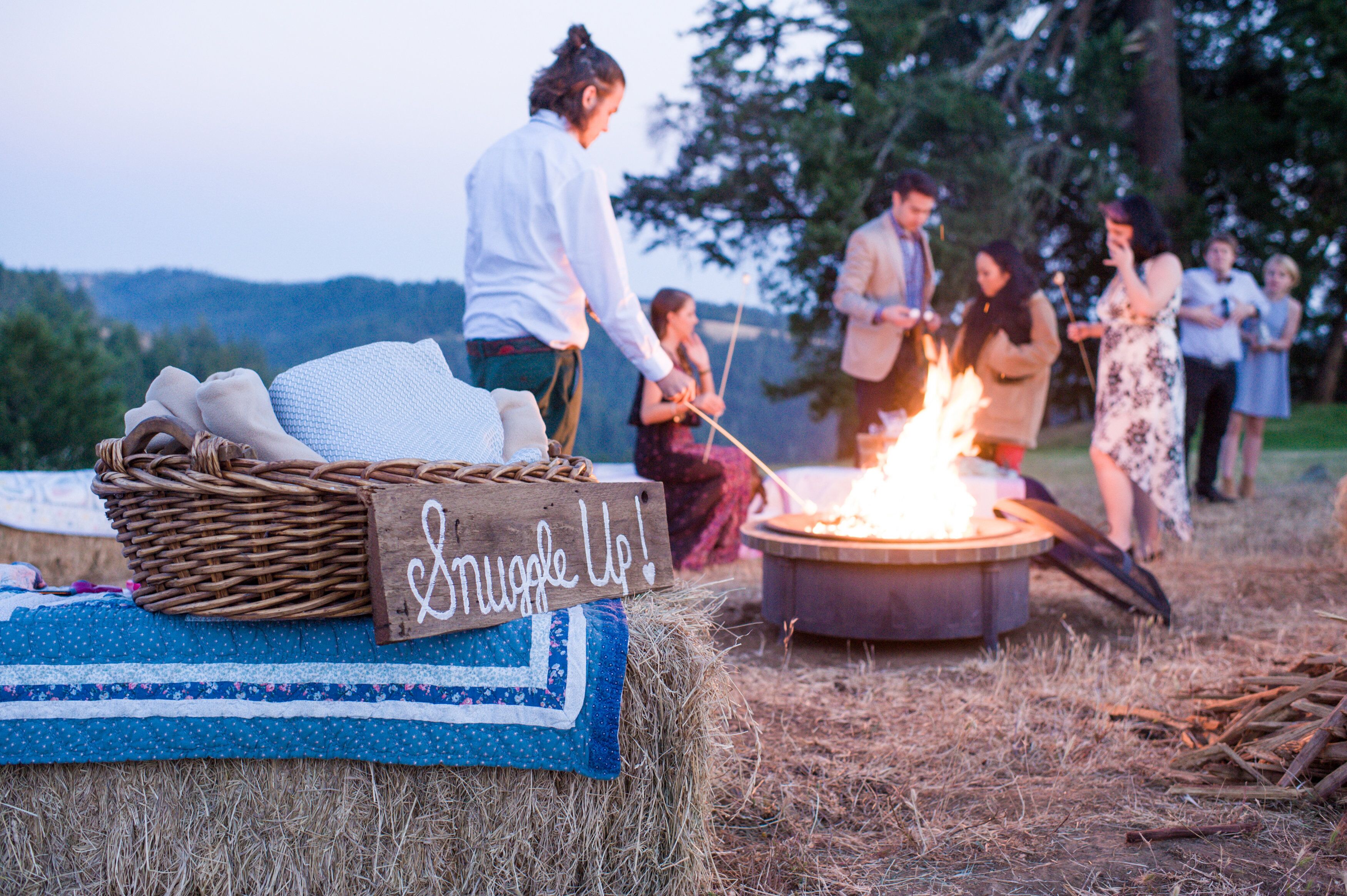 Post-Reception Bonfire