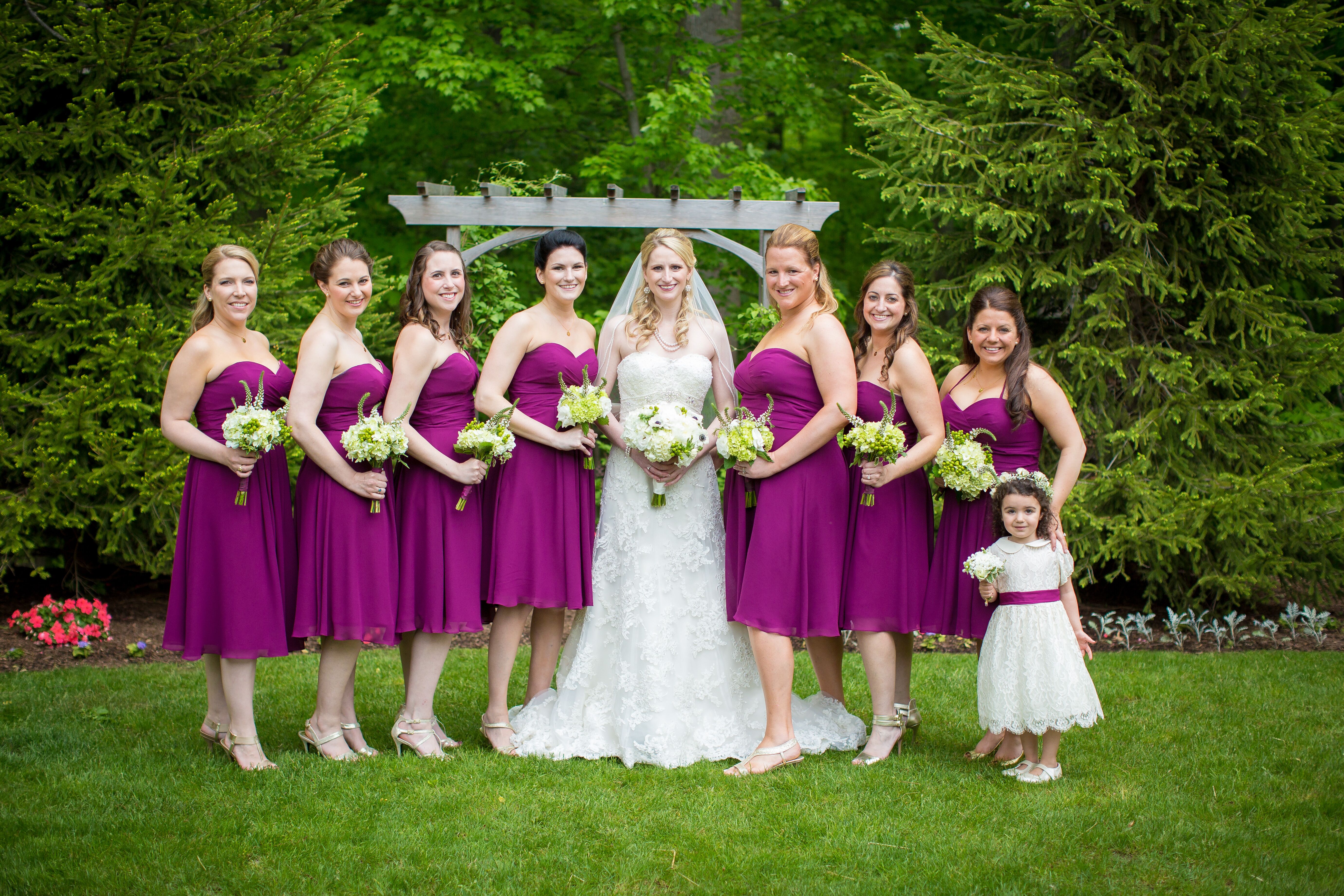 Bill levkoff purple shop bridesmaid dresses