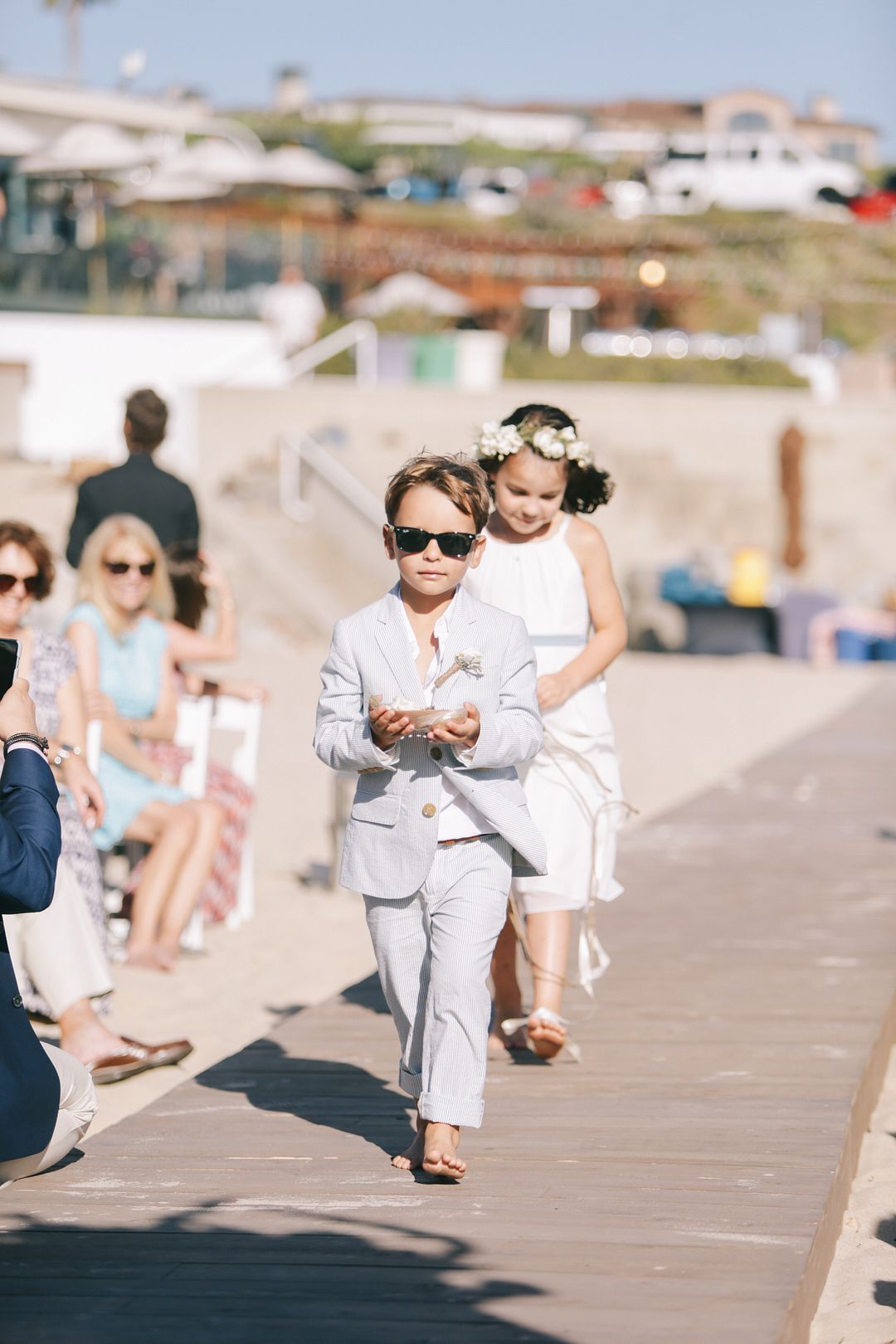 Beach wedding 2025 ring bearer outfit