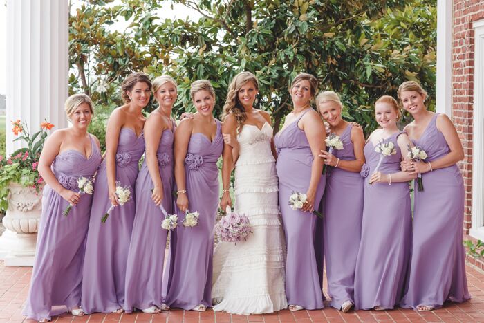 Bridesmaid dresses in lavender sale