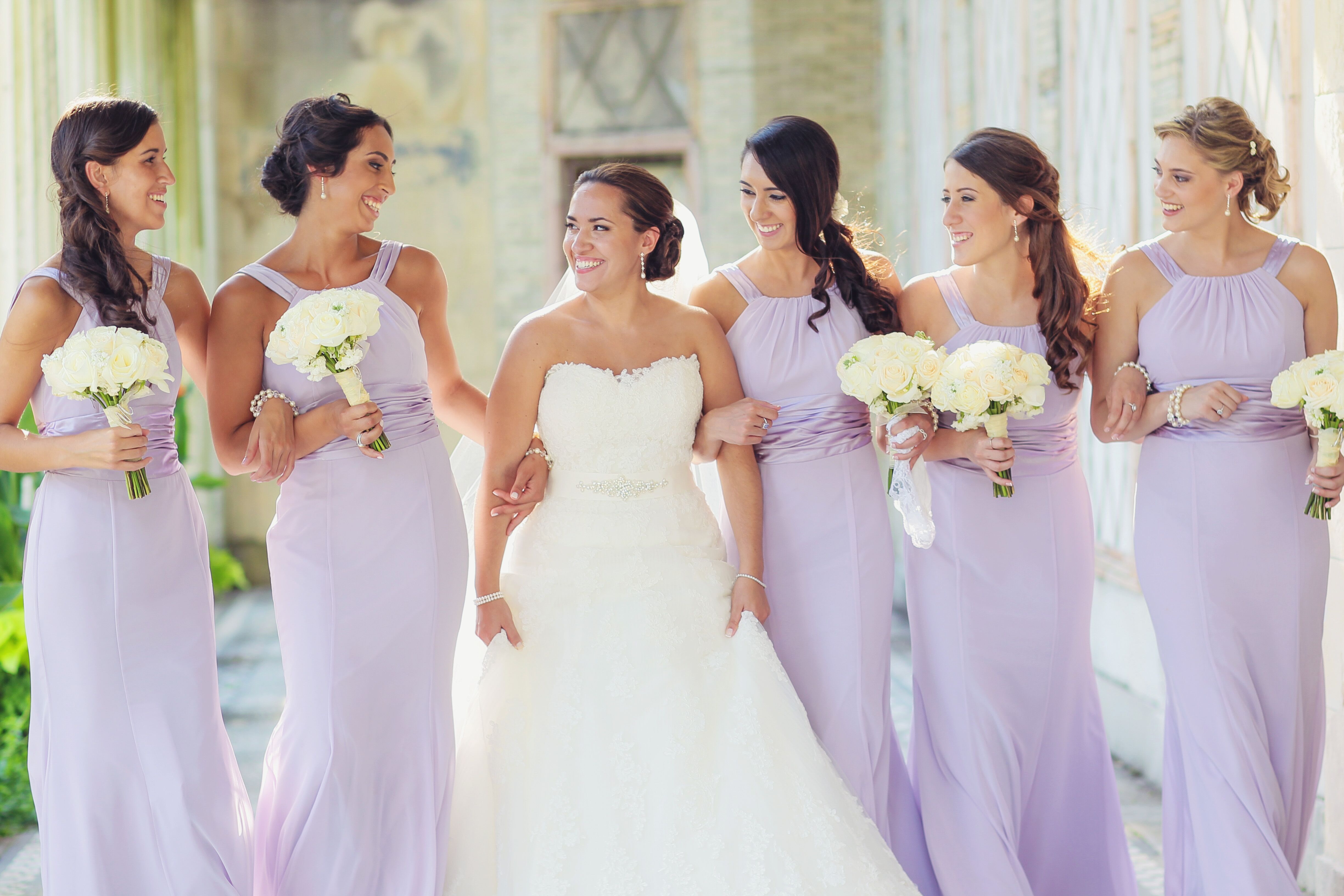 David's bridal purple dress online