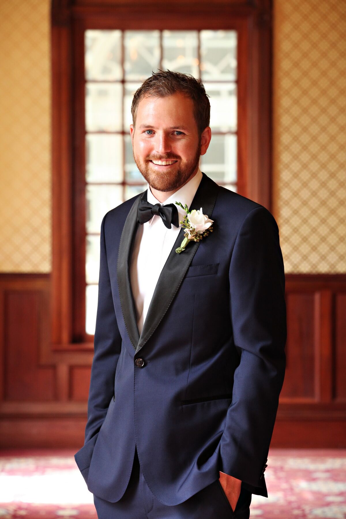 Midnight Blue Groom Suit