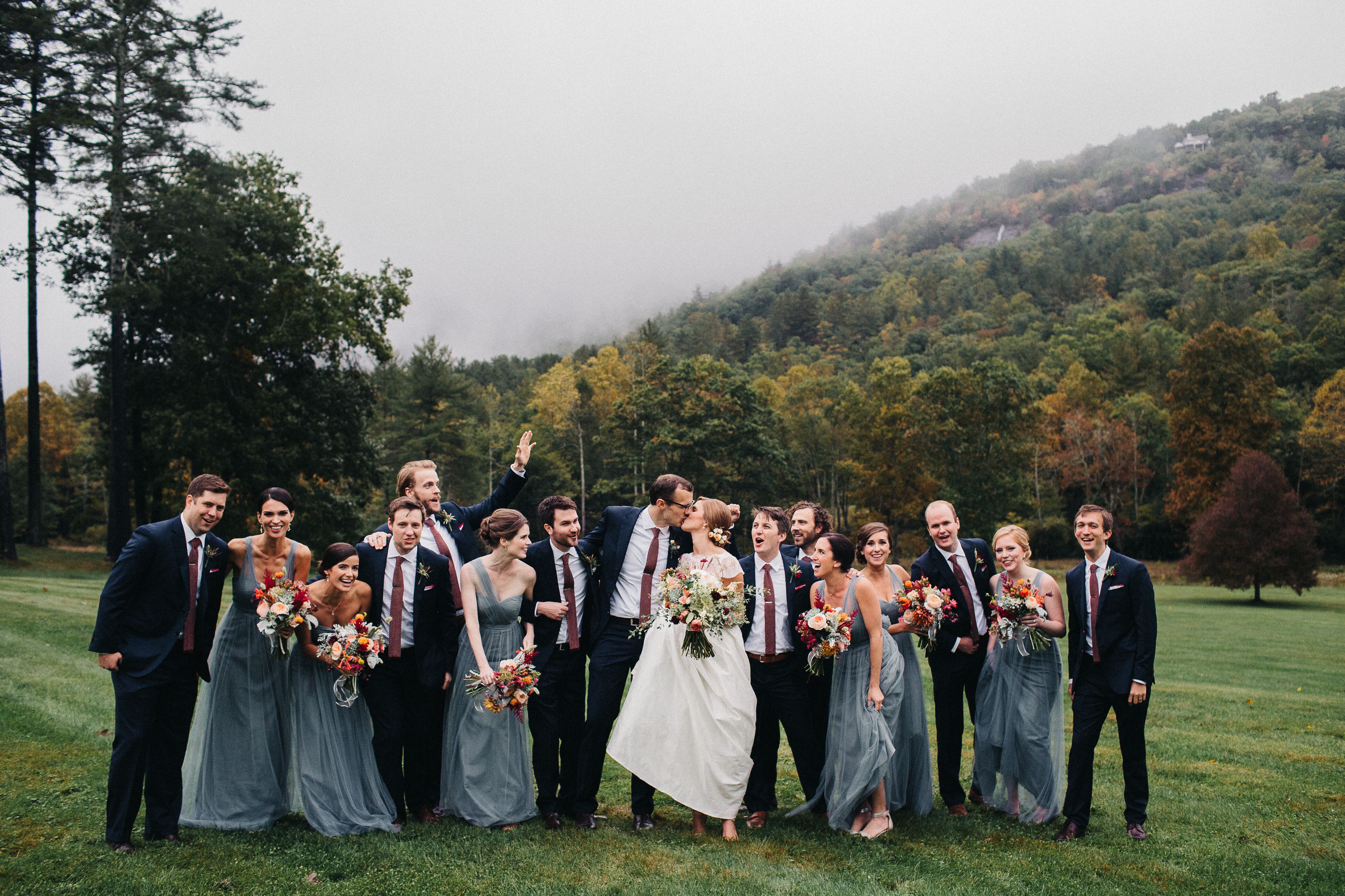 jenny yoo blue bridesmaid dress