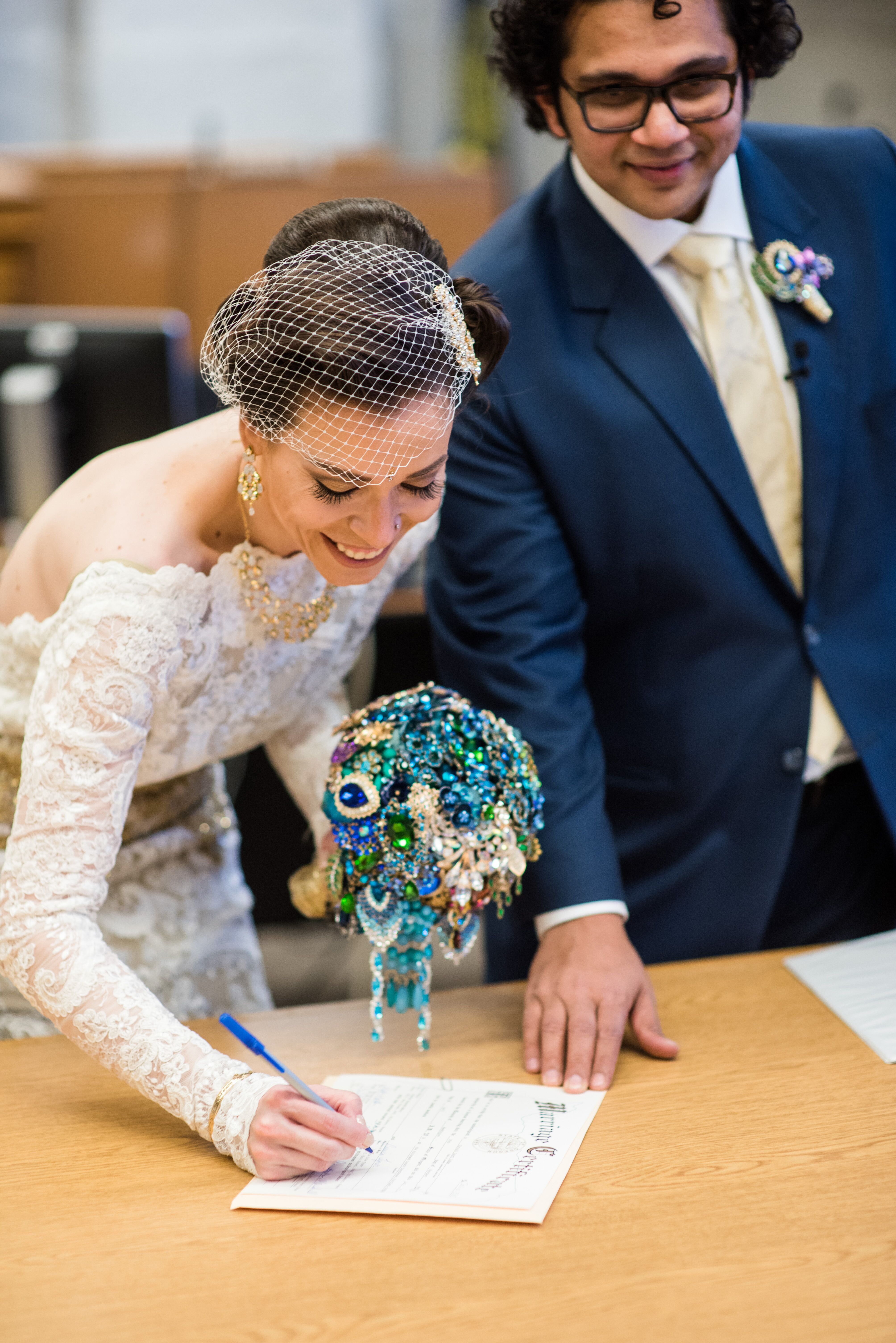 Unique Courthouse Wedding Ceremony