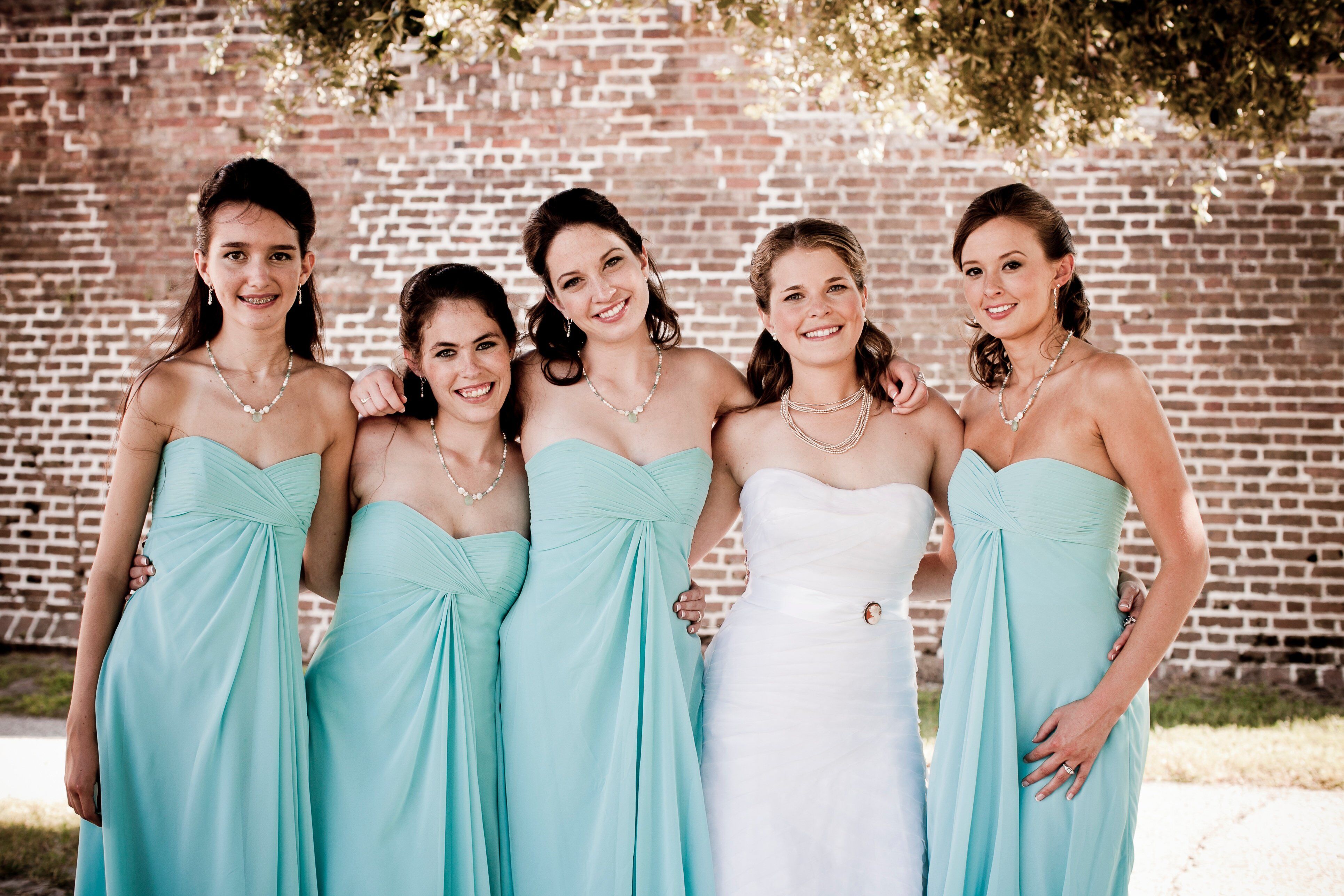 Light Blue Bridesmaid Look