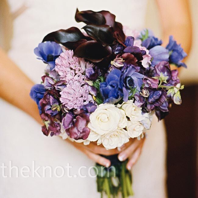 Purple Bridal Bouquet