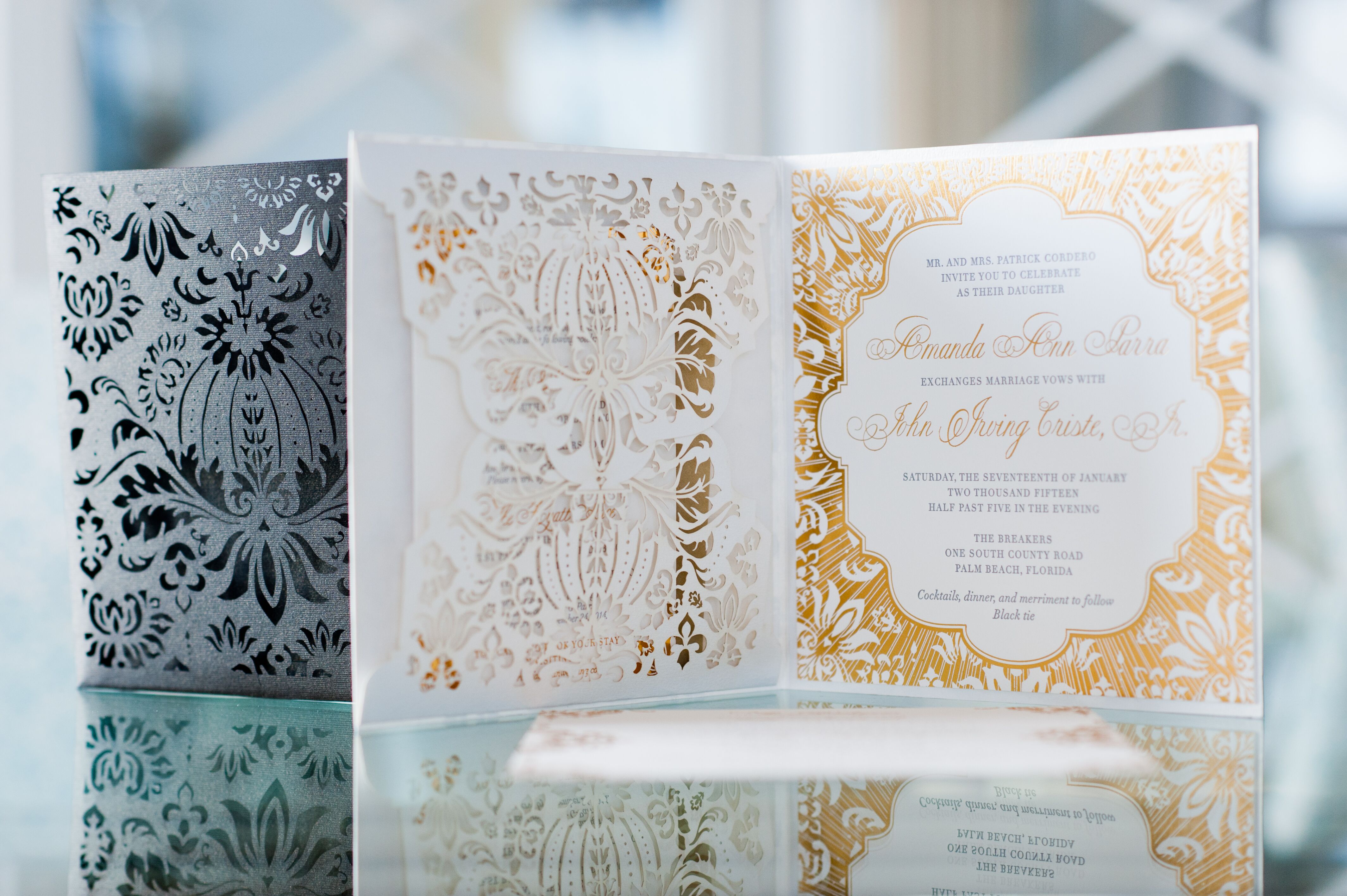 Lotus Wedding Invitations 10