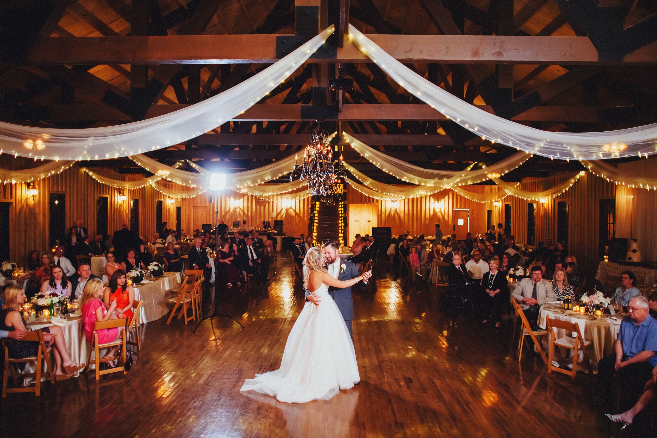 Rustic Reception Hall Wooden Dance Floor