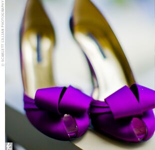 Purple Bridal Shoes