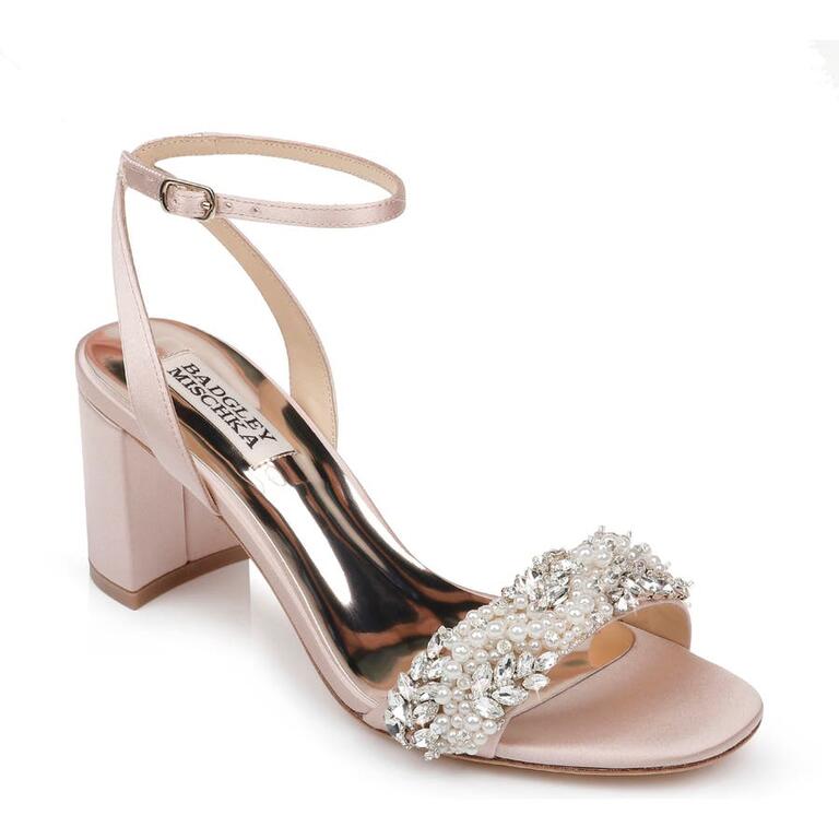 shoes for pink bridesmaid dress What colour shoes to go with a blush/pink dress for my very simple backyard  wedding? : r/weddingdress