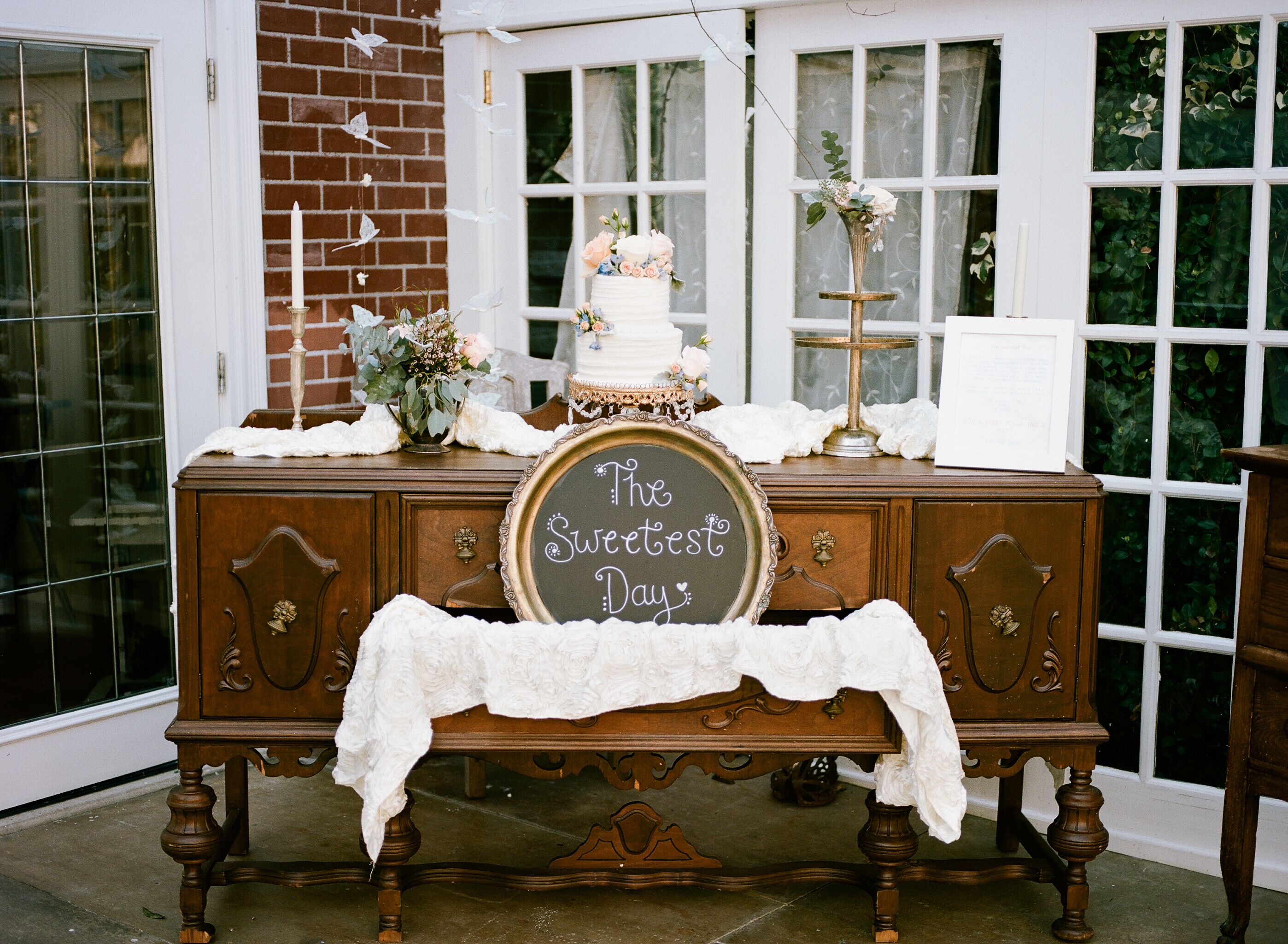 Vintage-Style Cake Table Display