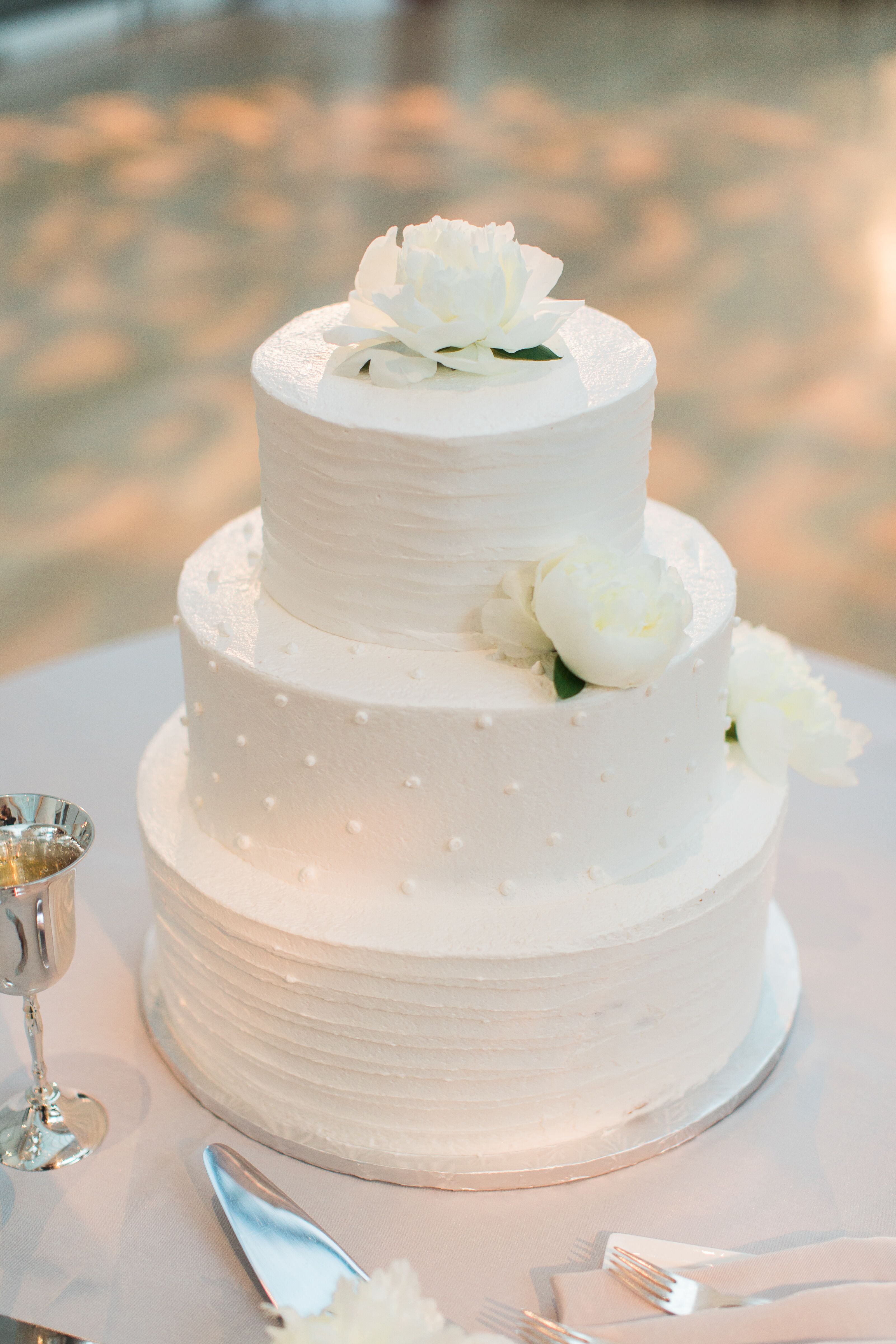 Simple Three Tier White Cake