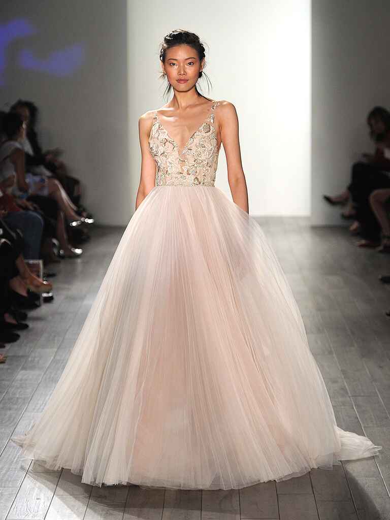 The Prettiest Blush  and Light Pink Wedding Gowns 