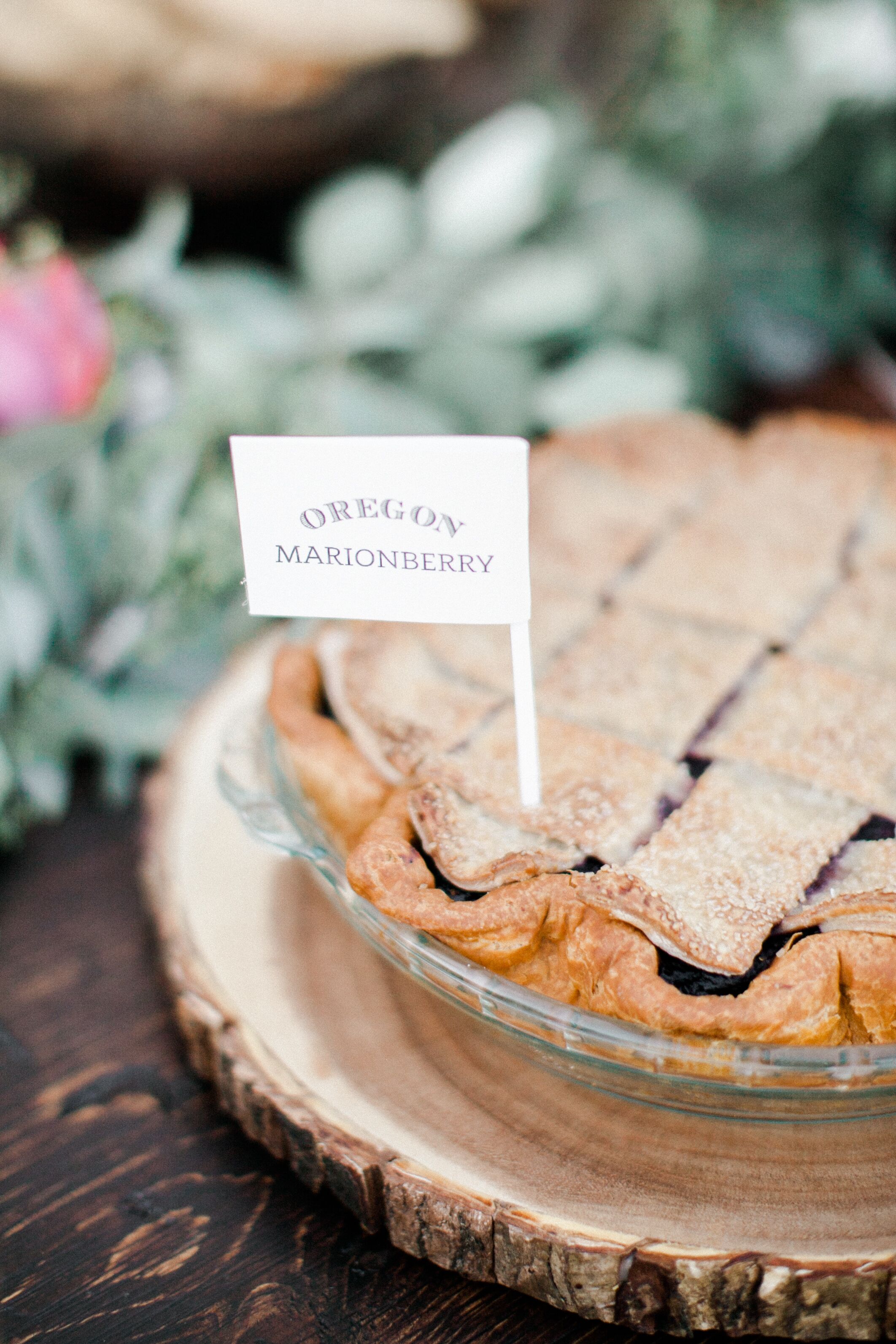 Reception Dessert Bar With Pie