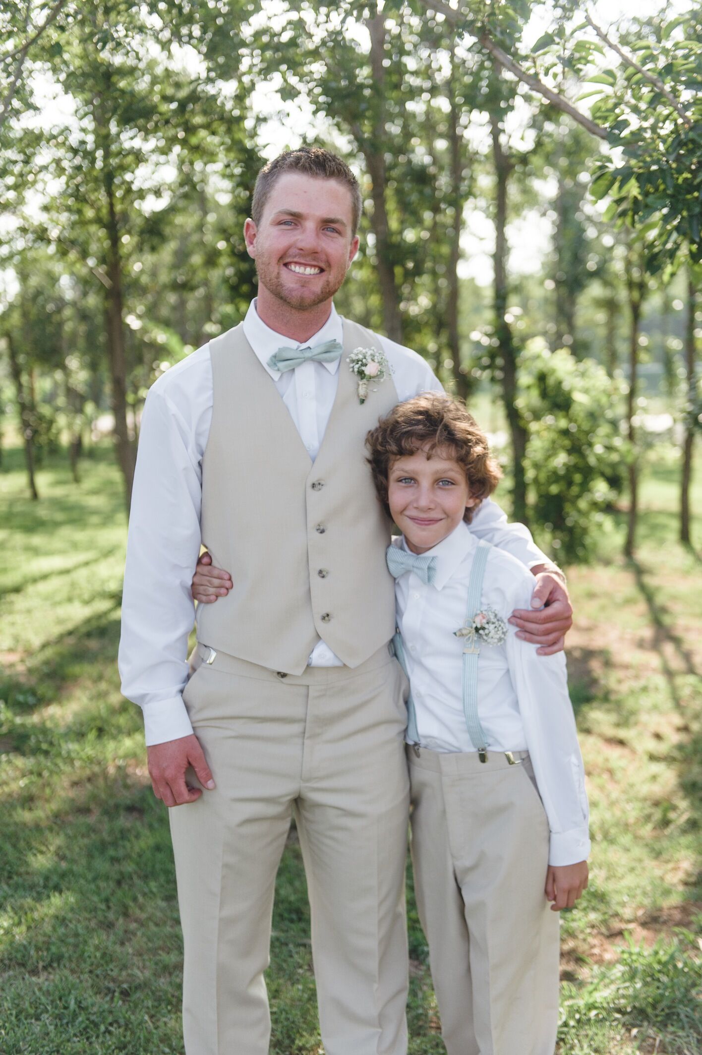 Khaki pants hot sale wedding attire