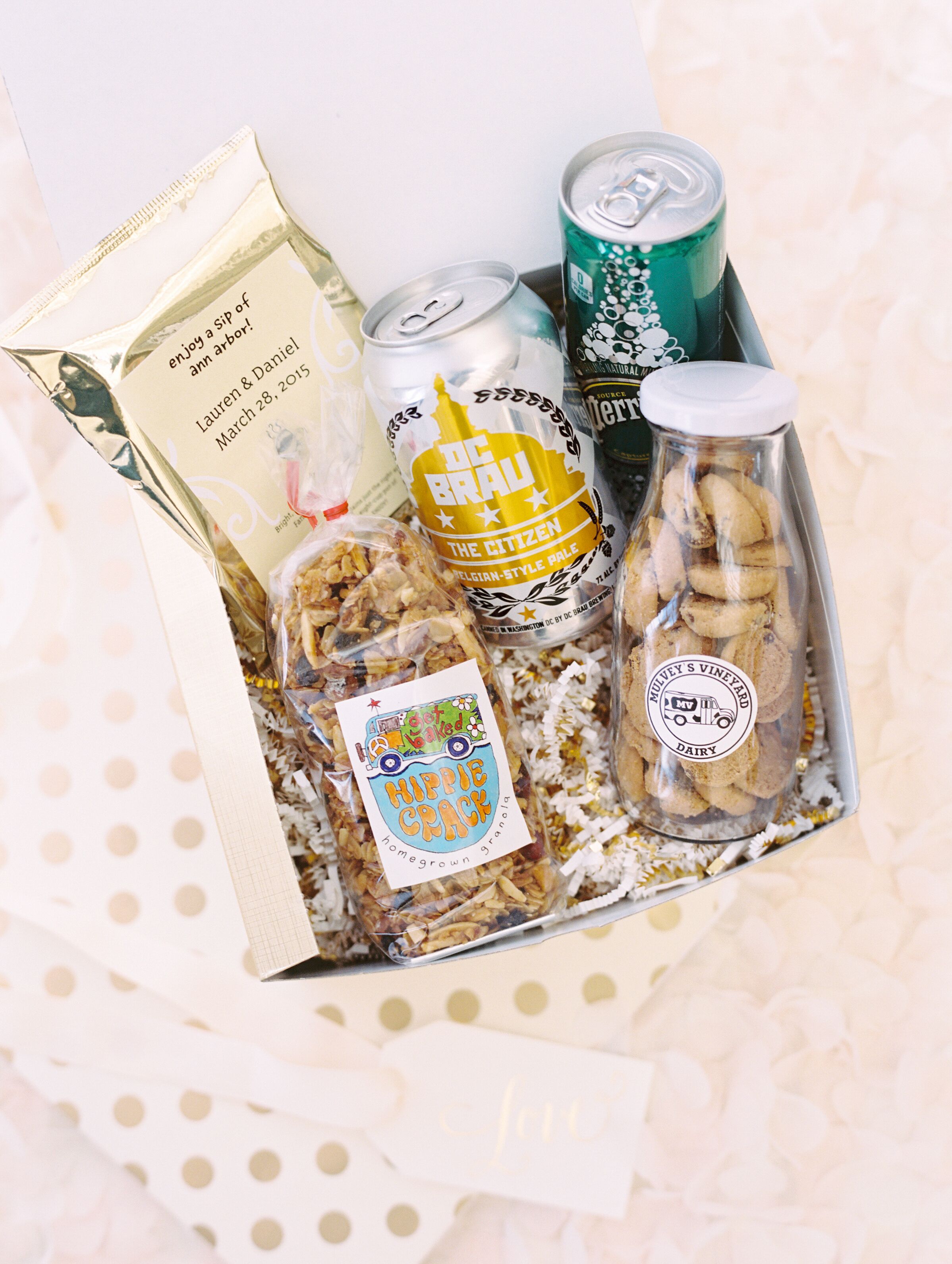 Custom Local Wedding Favor Baskets