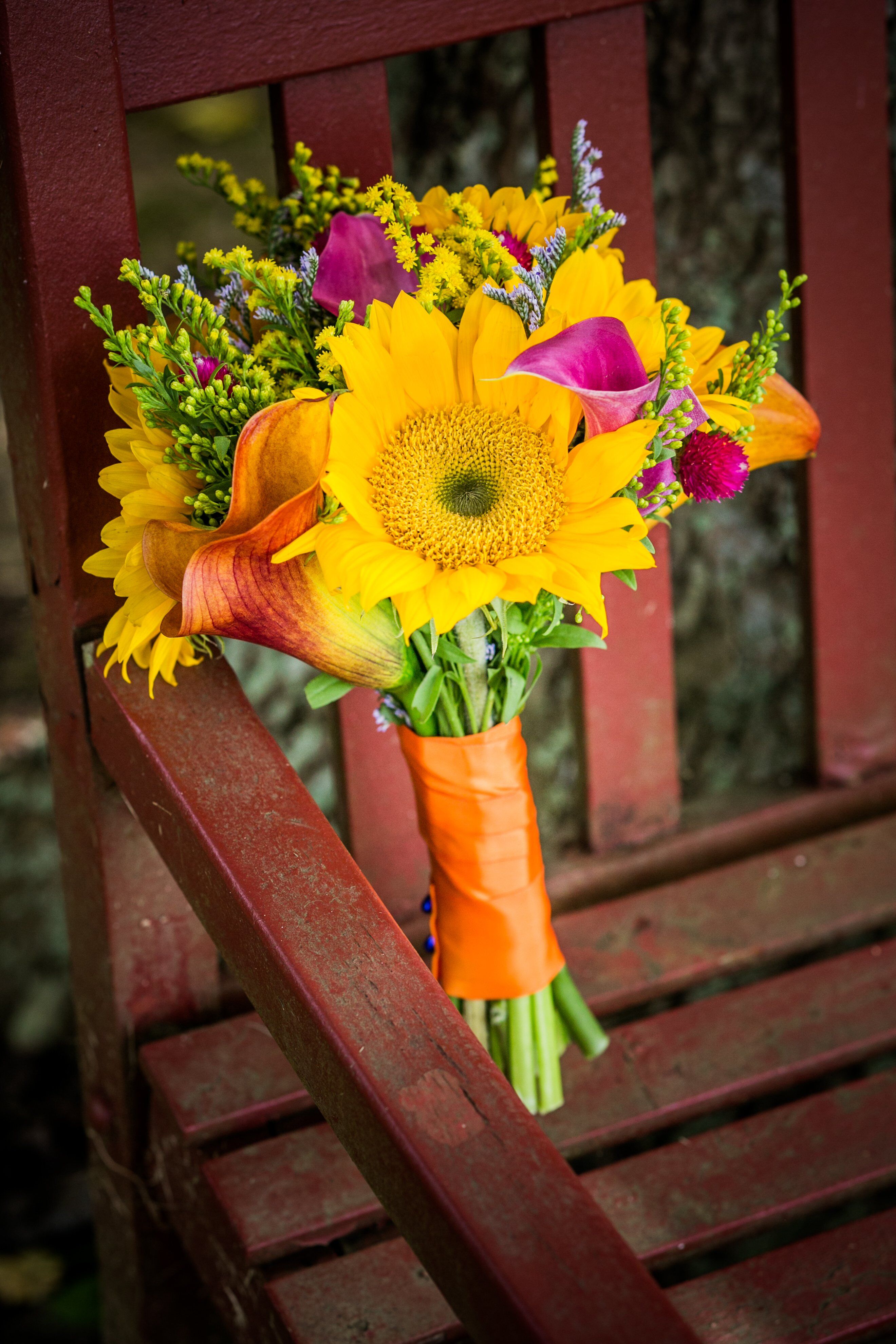 Yellow and Fuchsia Bouquet