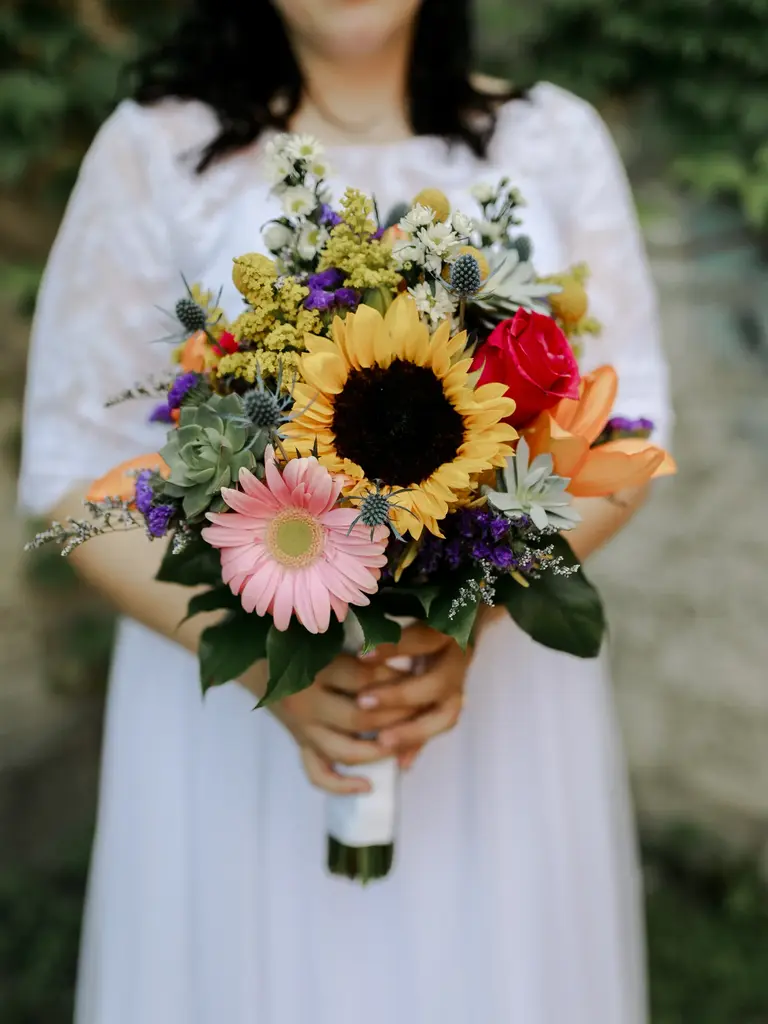 burgundy bridesmaid dresses with sunflower bouquets burgundy sunflower dress