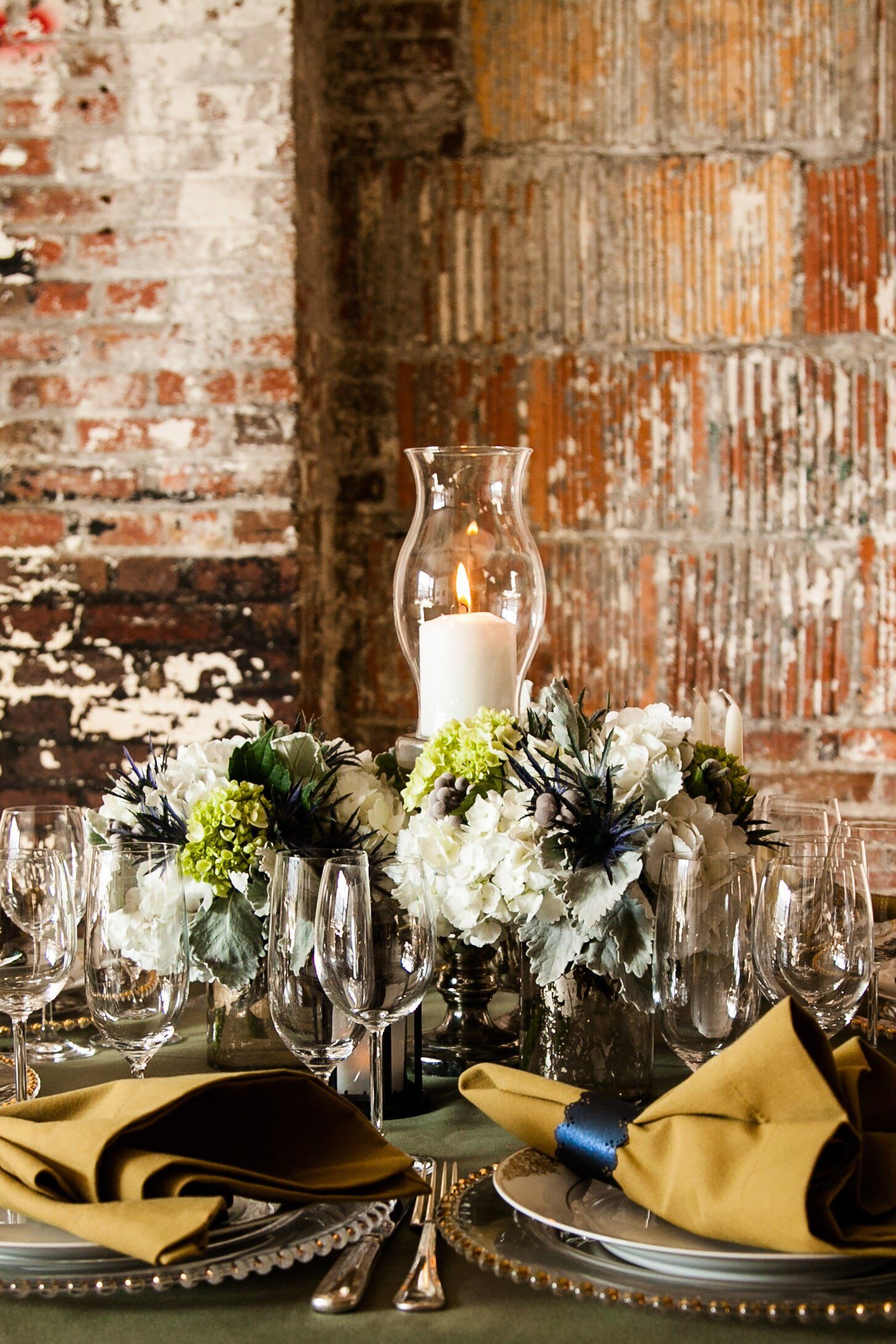 Rustic Green Table 5