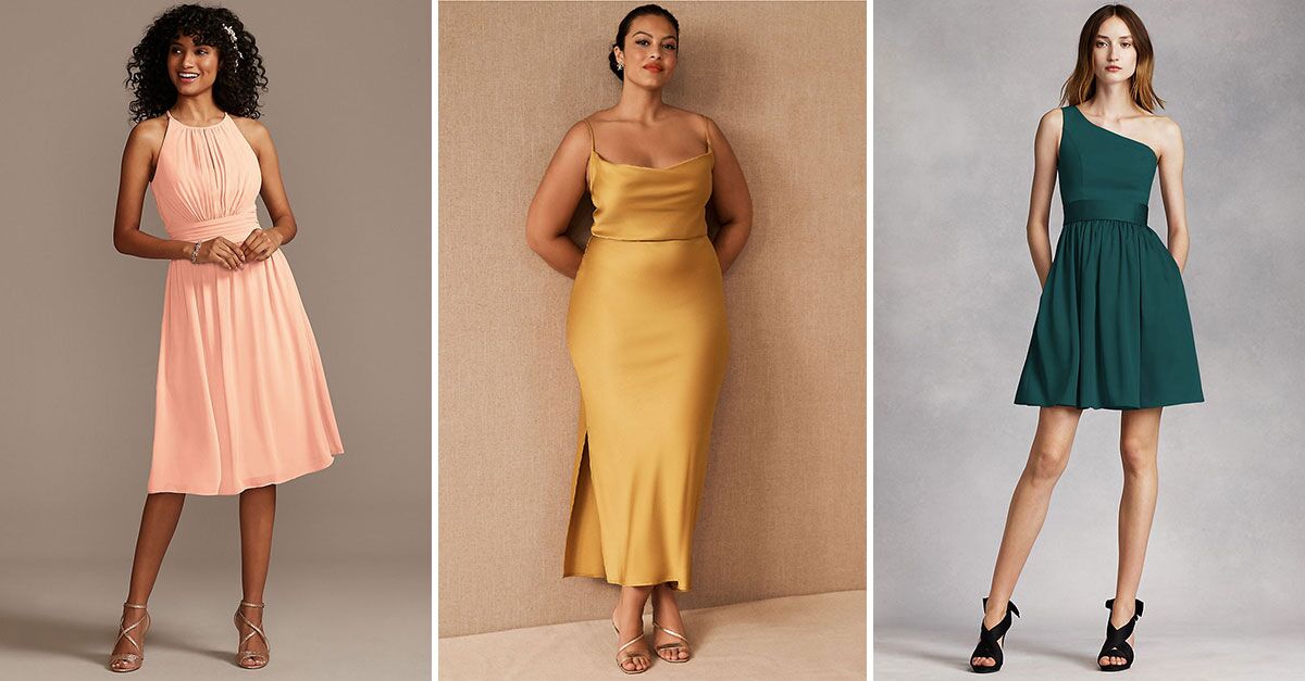 36 Short Bridesmaid Dresses That Combine Class and Comfort