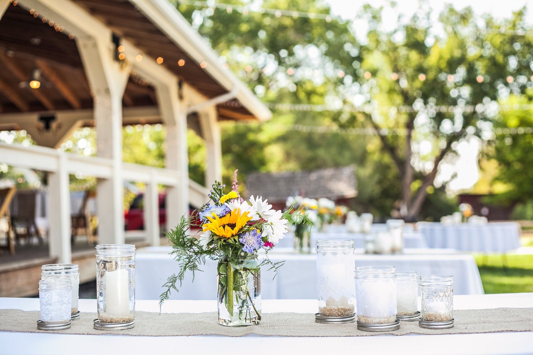 Mason Jar Table Decor