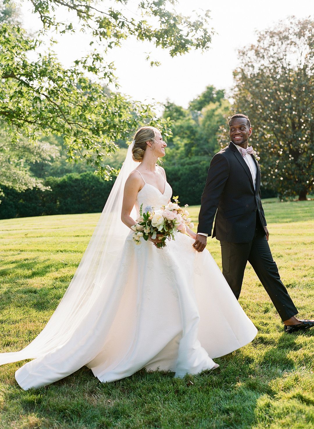 A Dusty-Blue Color Palette Brought This Estate Wedding in the Rolling ...