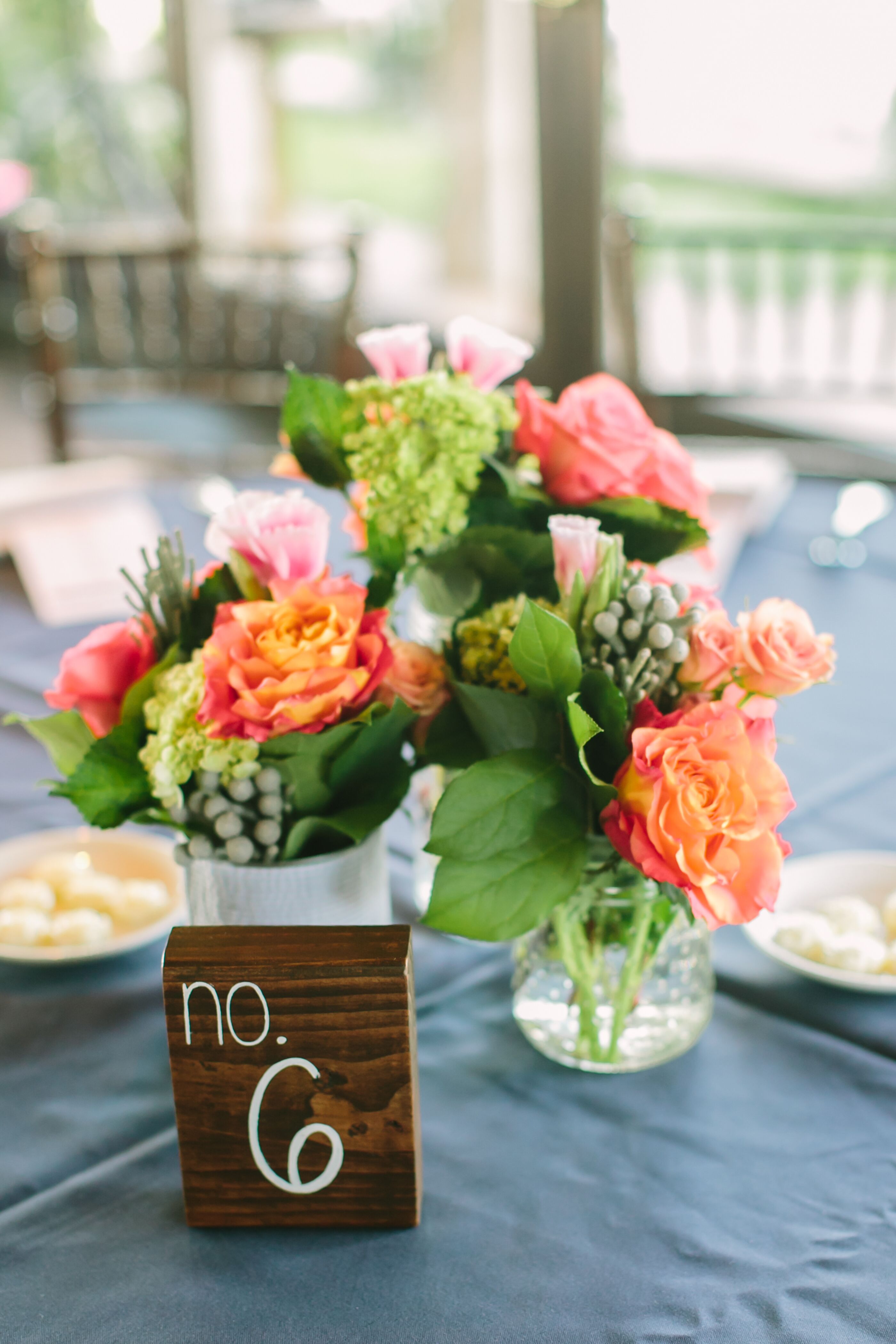 Wood Block Table Numbers