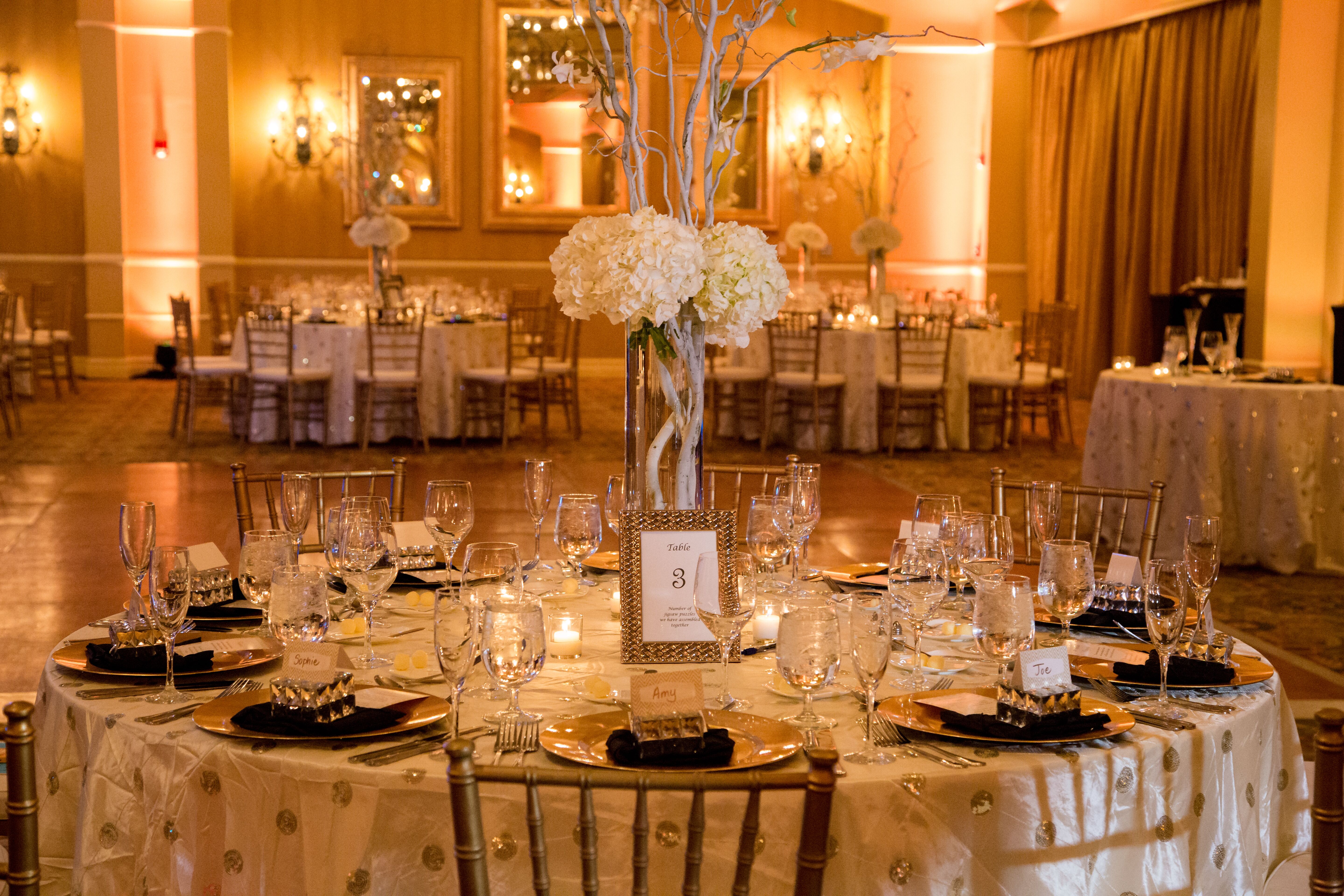 Whimsical Hydrangea and Branch Centerpieces