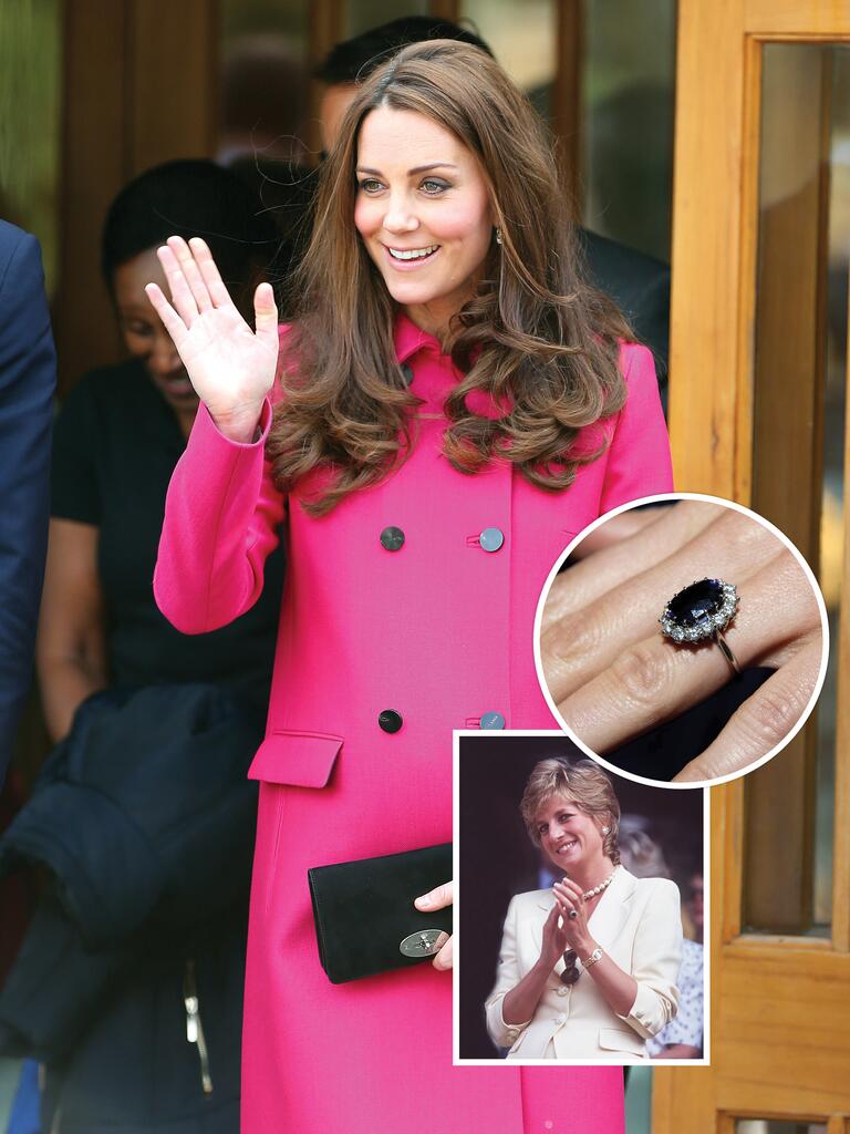 Kate Middleton and Princess Diana's engagement ring