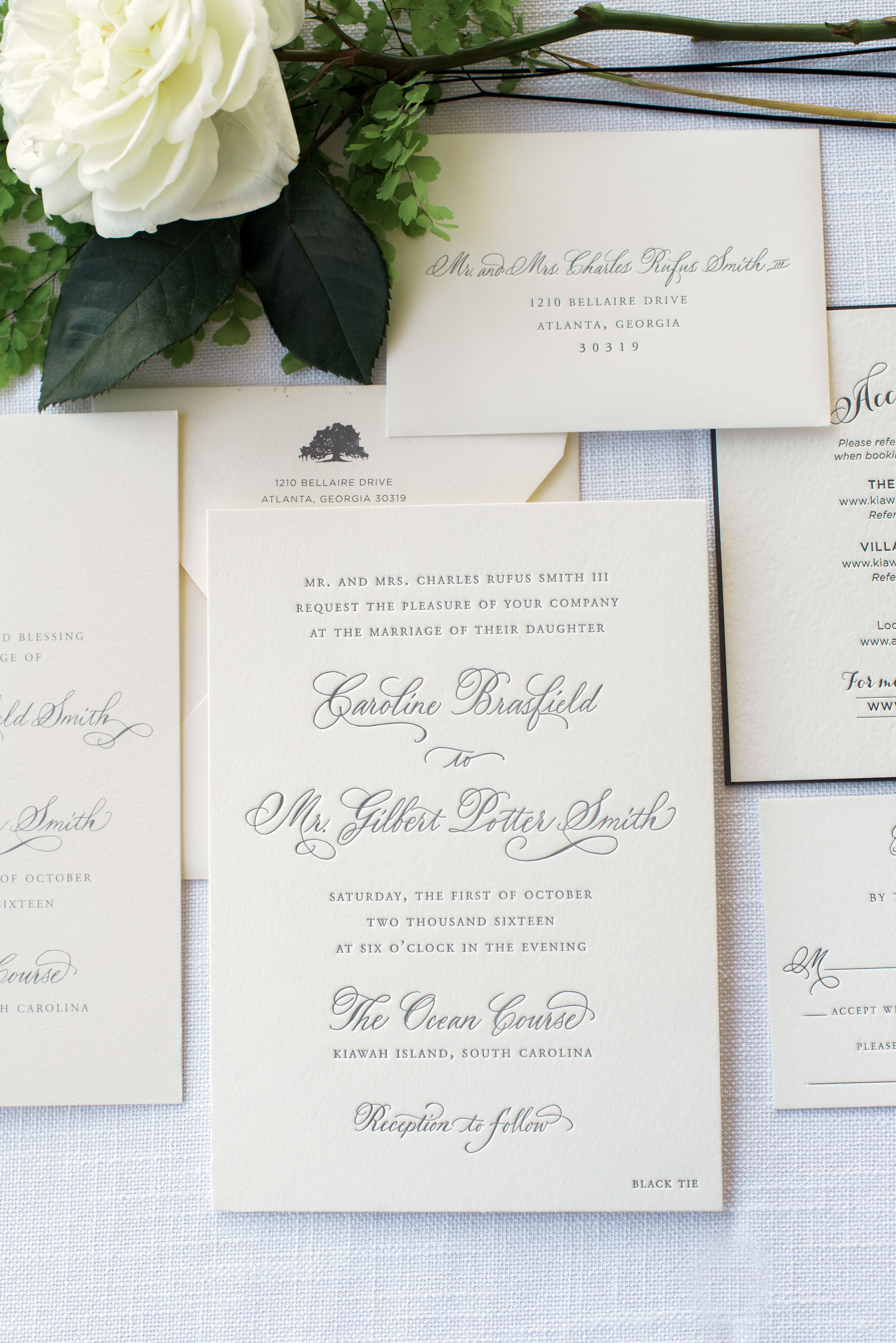 Classic Ivory Invites