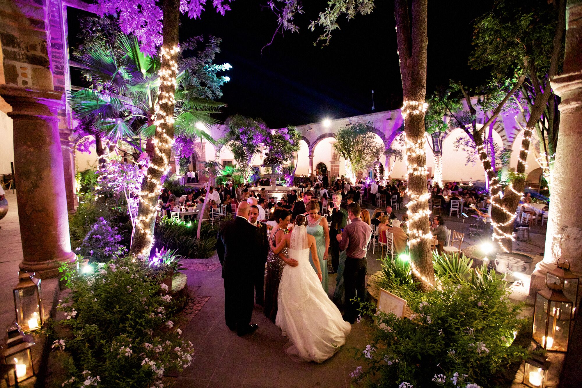 Outdoor Reception at Instituto Allende