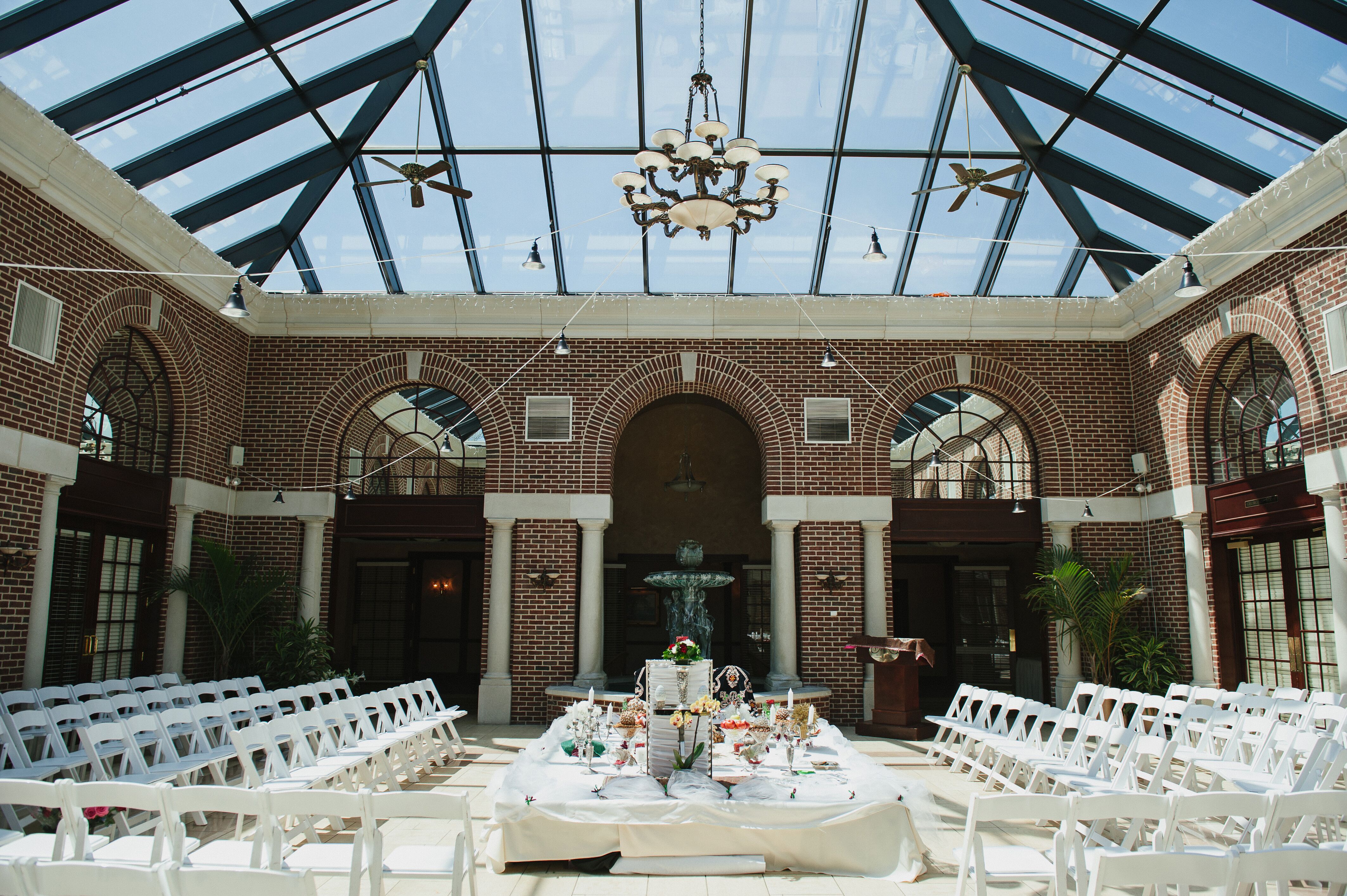 Atrium Ceremony, Manor House Venue