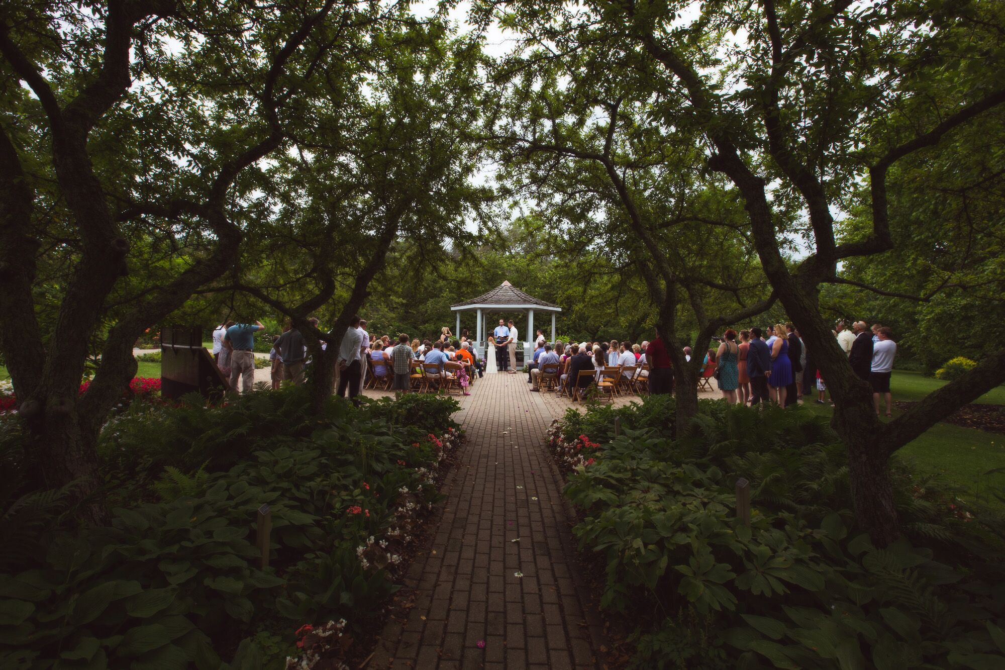 Ceremony at Ogden  Gardens