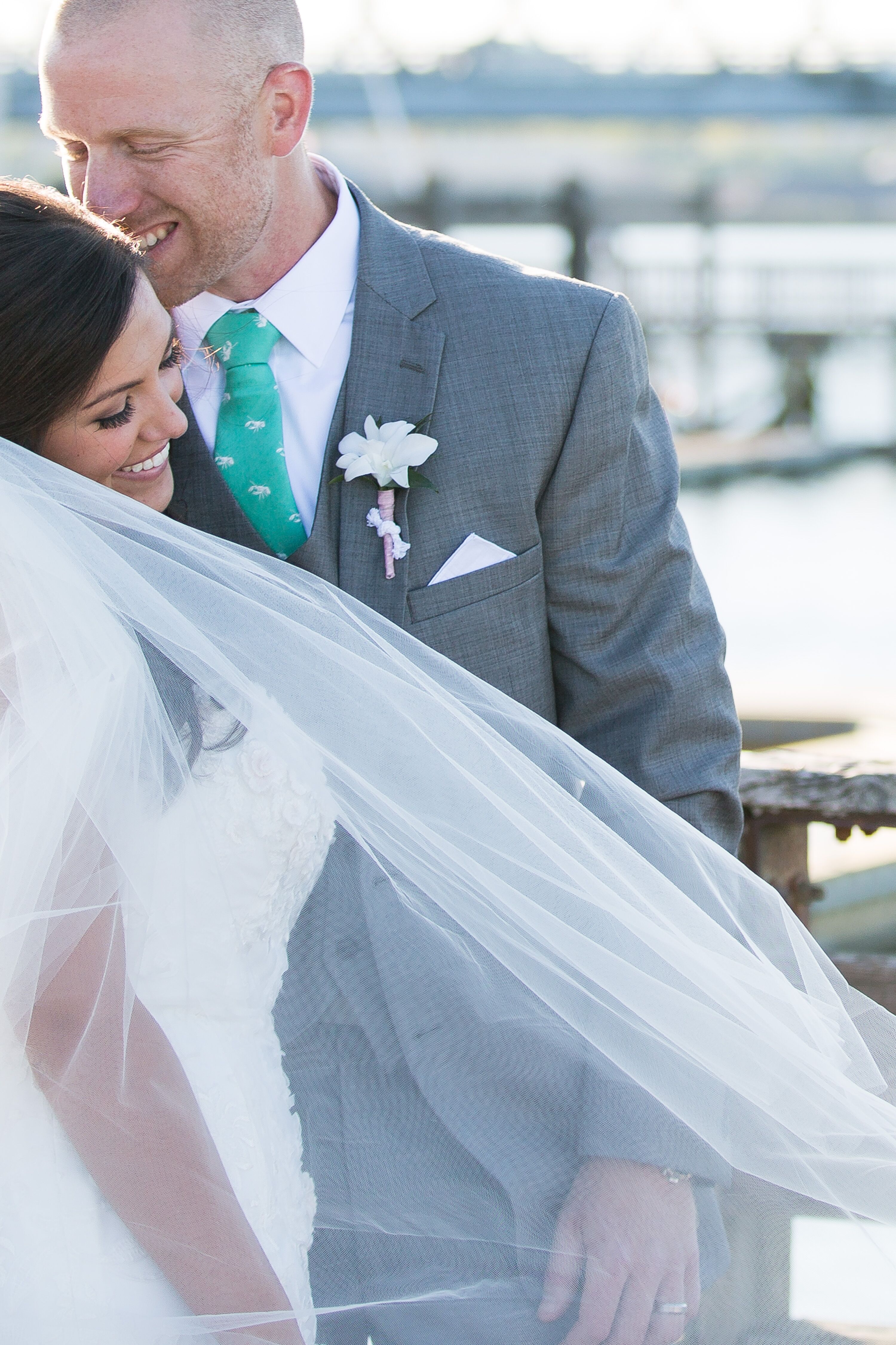 A Romantic Nautical Spring Wedding  at Portsmouth  Harbor 