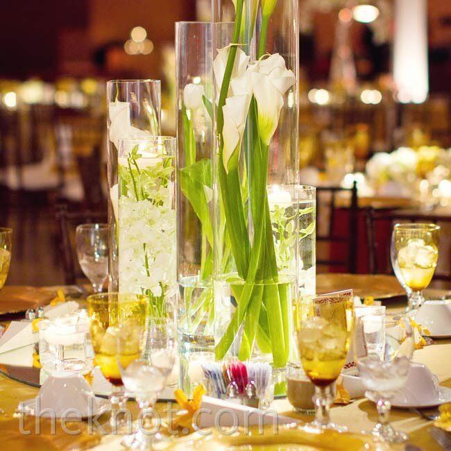 White Calla Lily Centerpiece