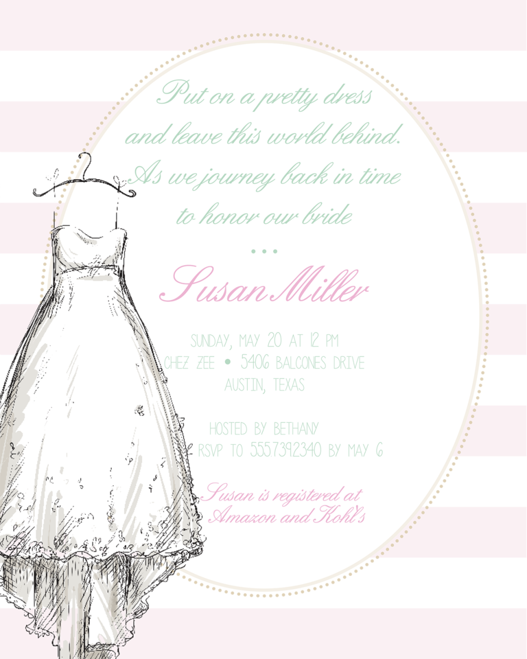 Household Shower Invitation Wording 8