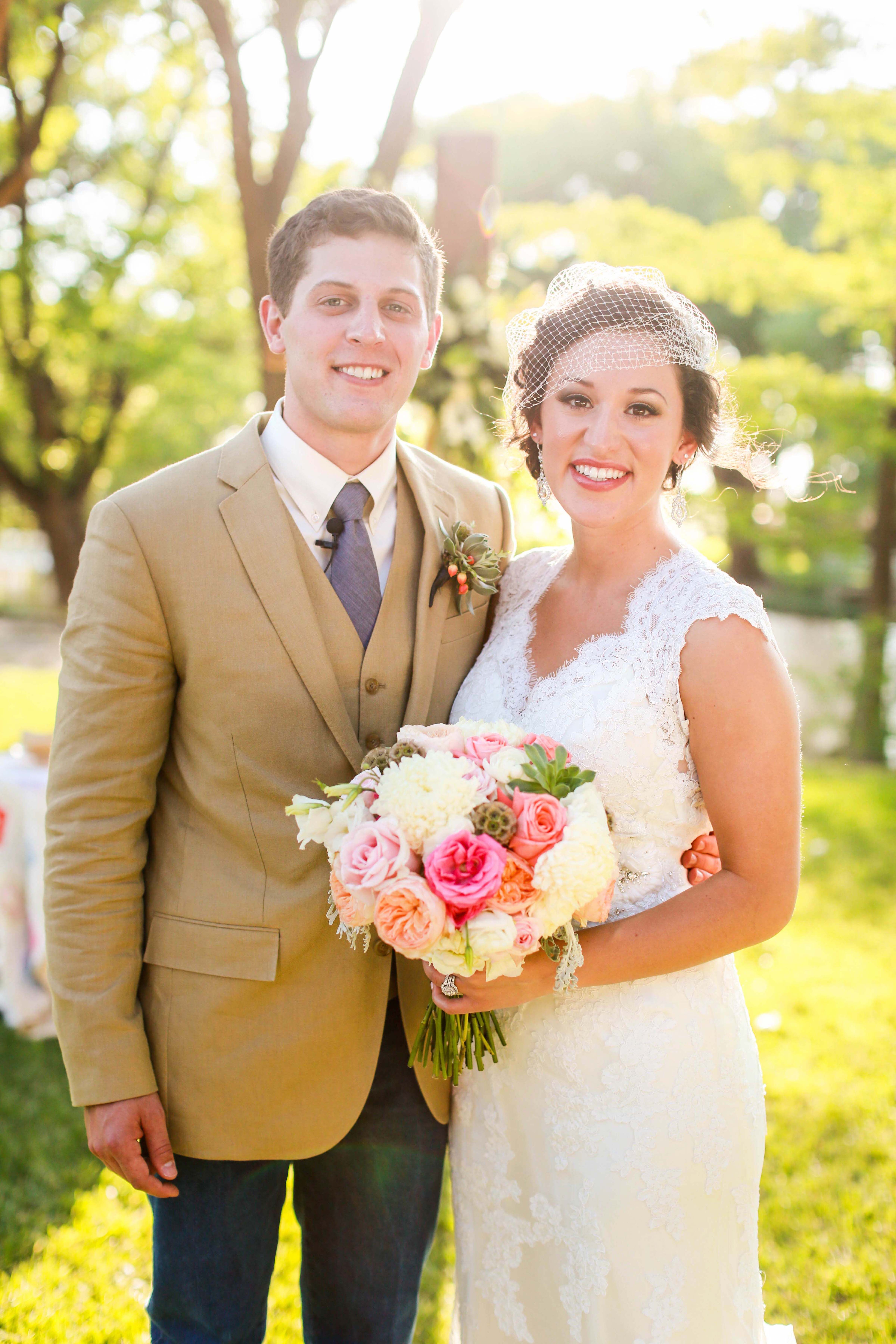Bride and Groom Wedding Portrait