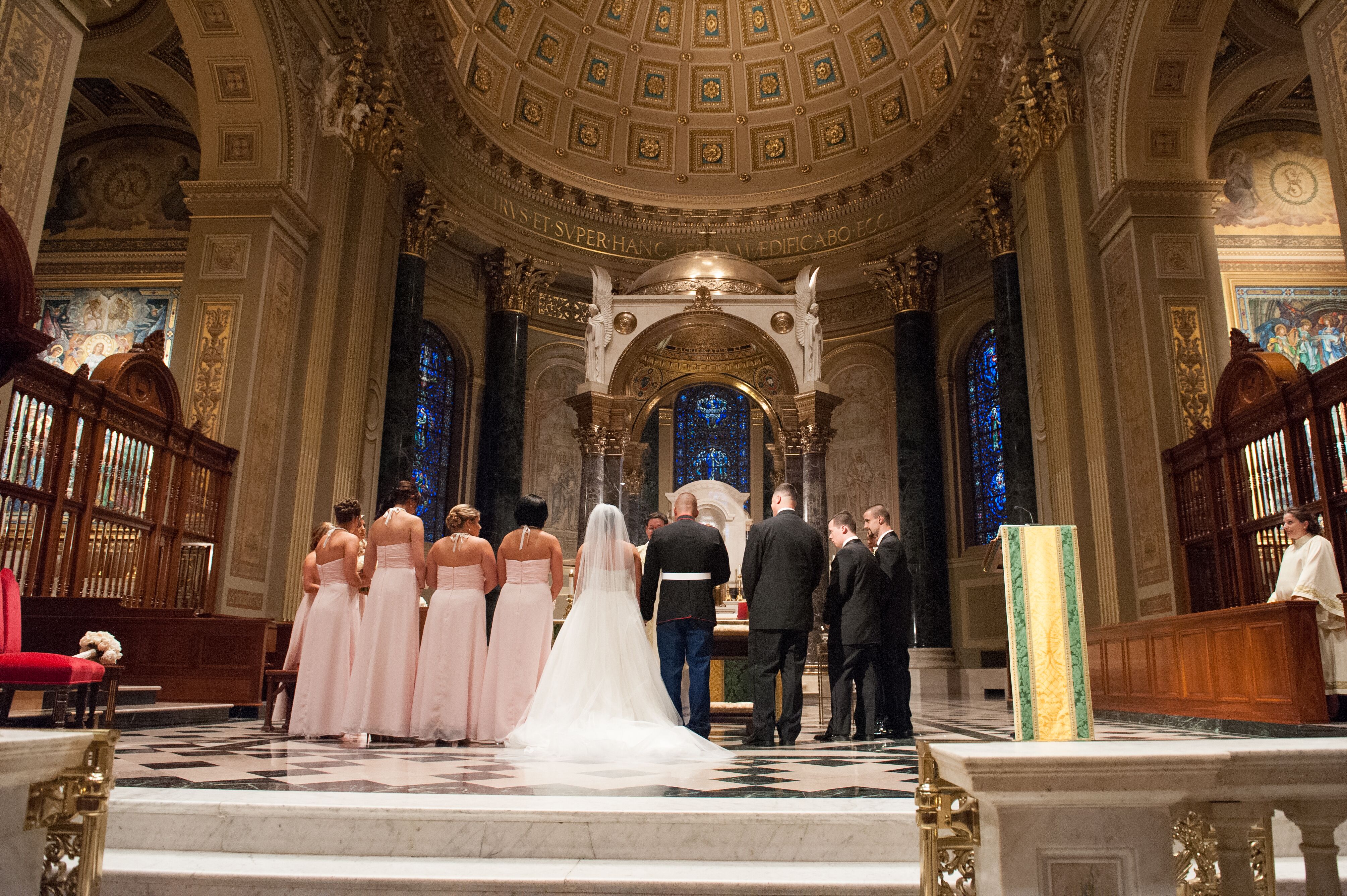 cathedral basilica of st peter in chains wedding