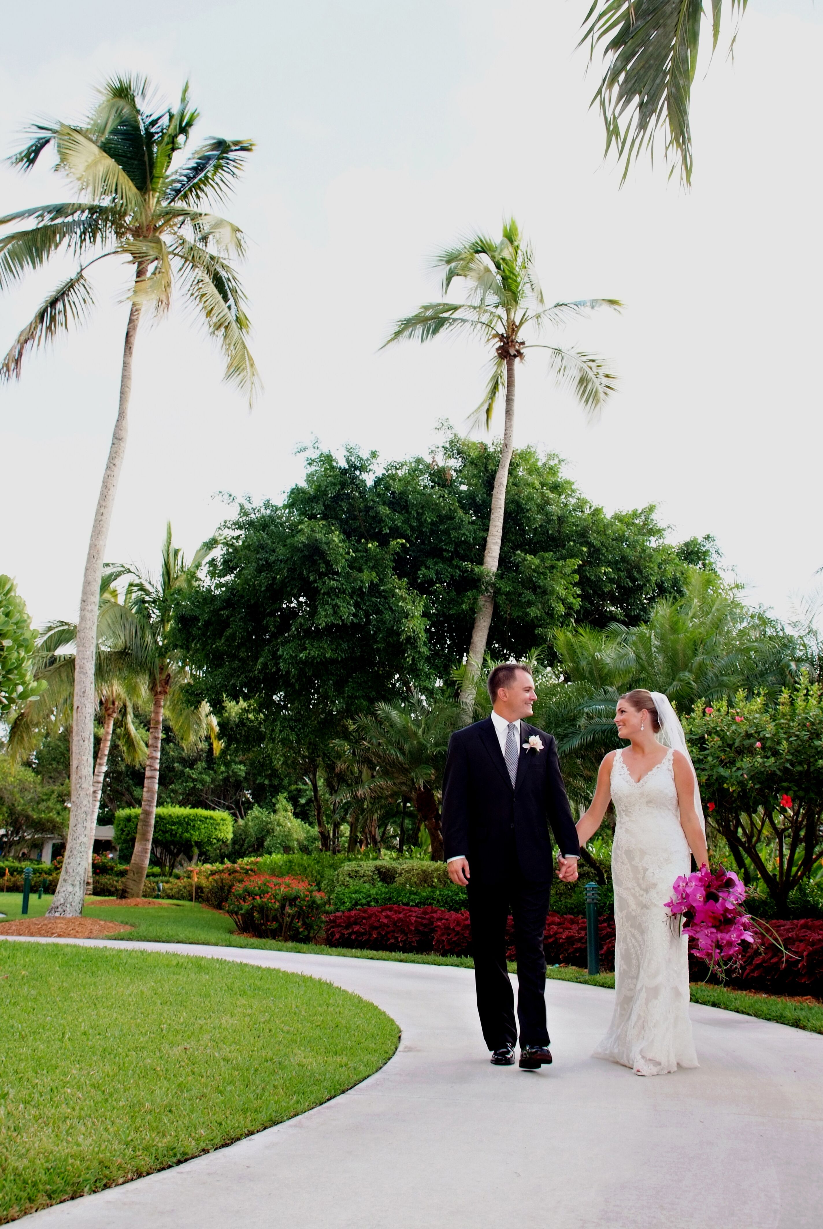 An Intimate Fuchsia Wedding At The Ritz Carlton Naples In Naples Florida