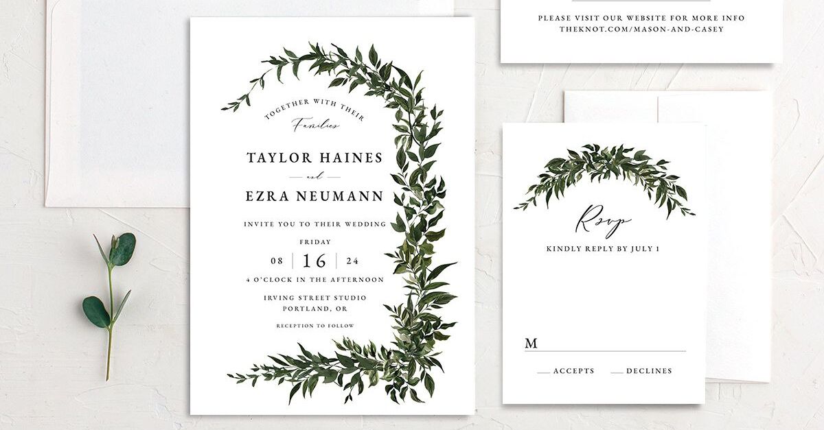 When and How to Fill Out a Wedding RSVP Card