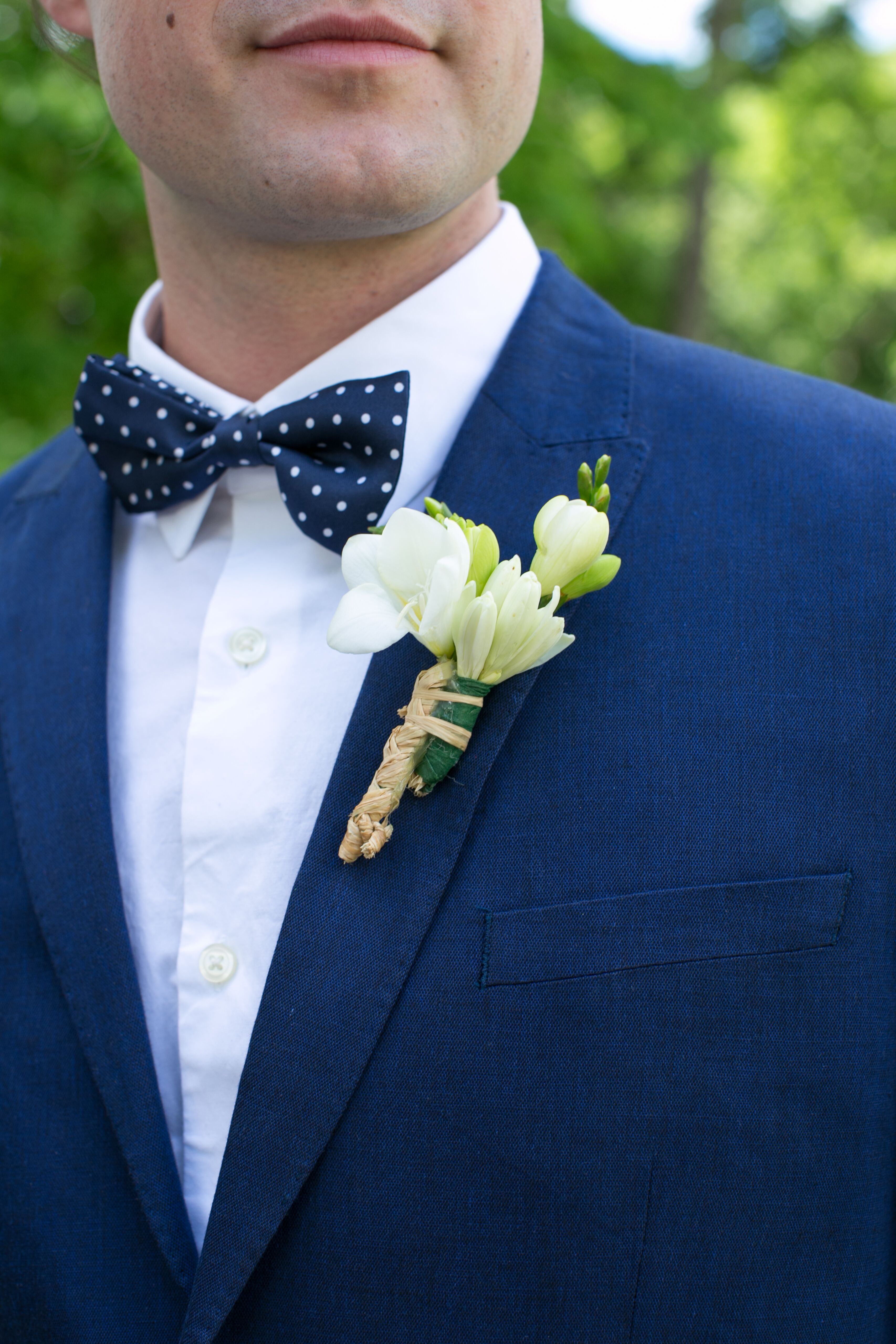 Свадебный галстук для жениха