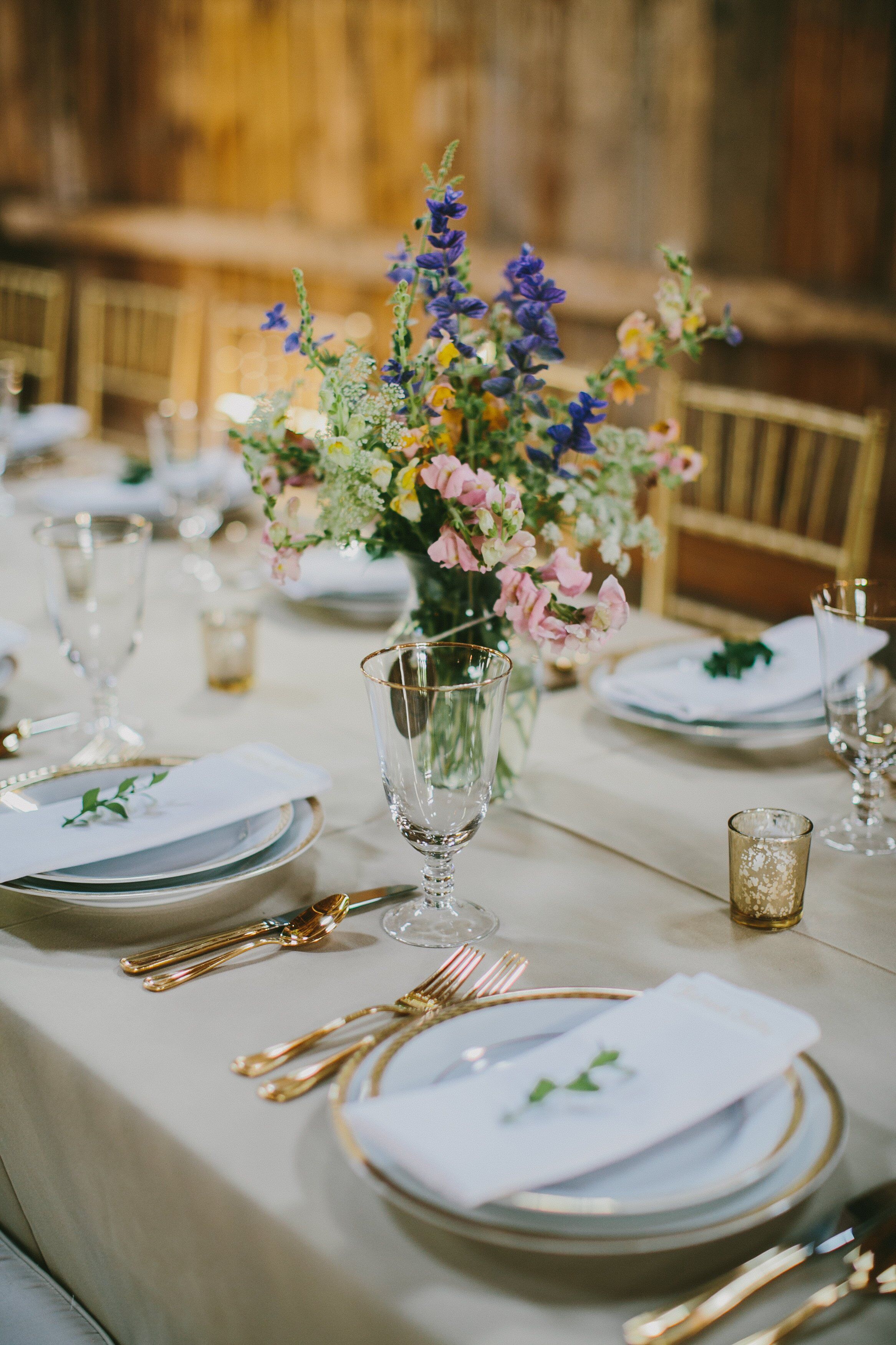 Wildflower Centerpieces