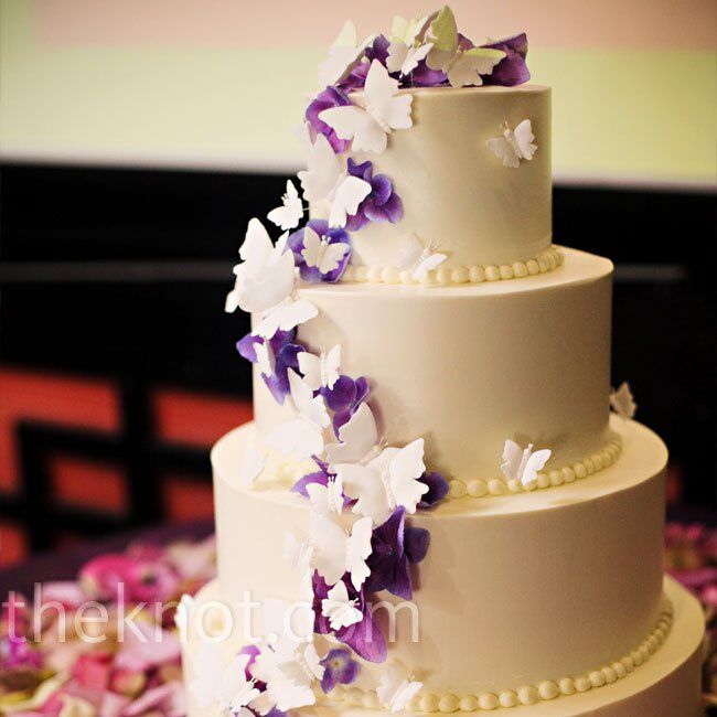 Purple Butterfly Cake