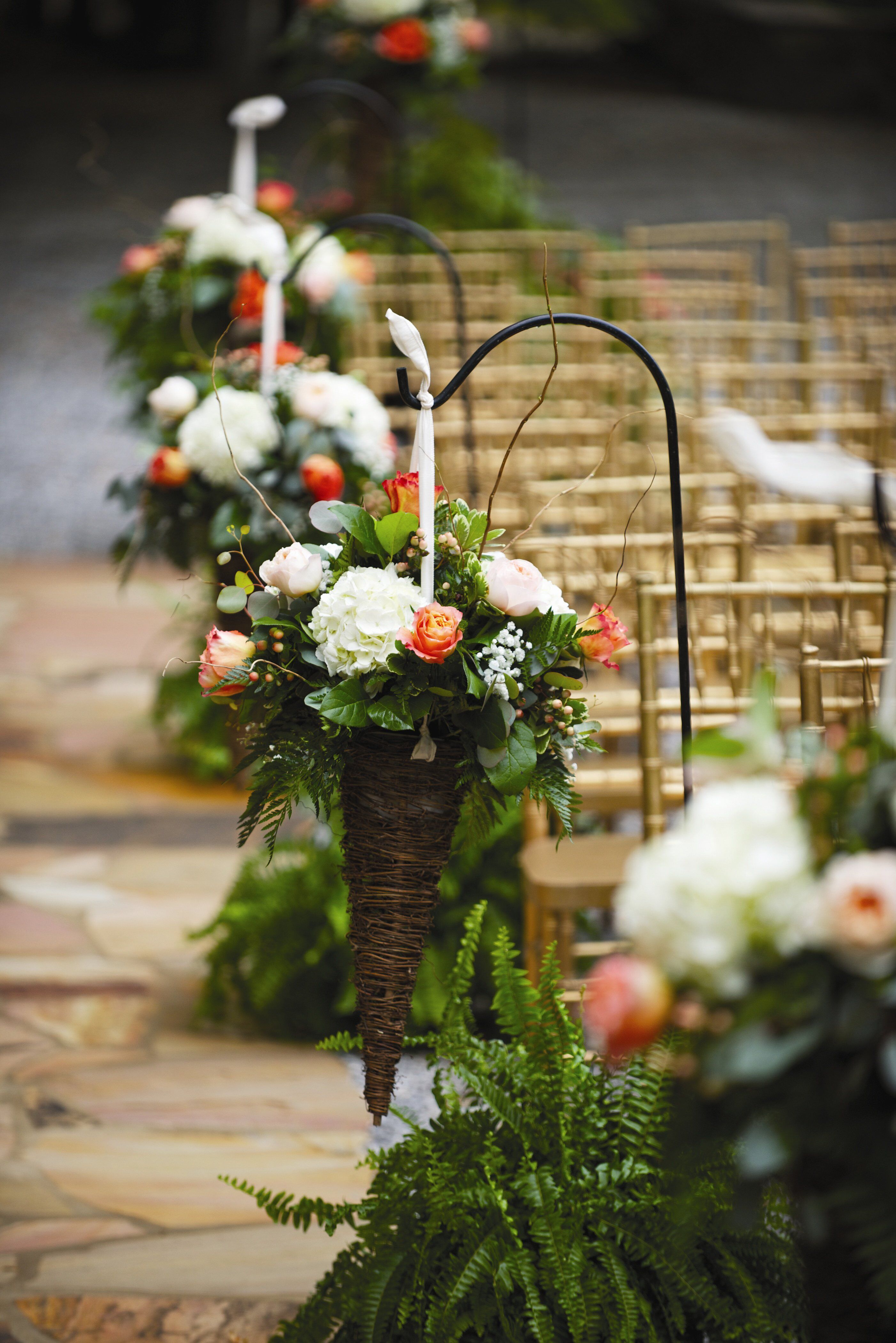 Rustic Aisle Decor