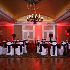 Black, White and Red Wedding Party