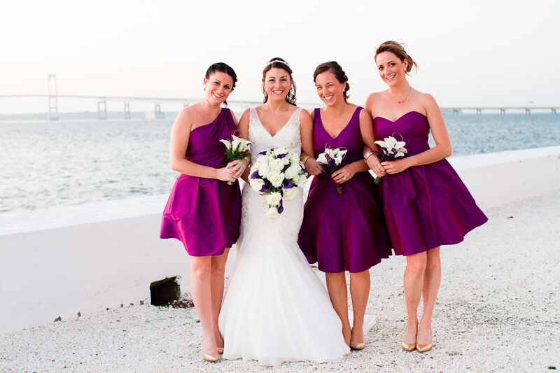 Purple Bridesmaid Dresses