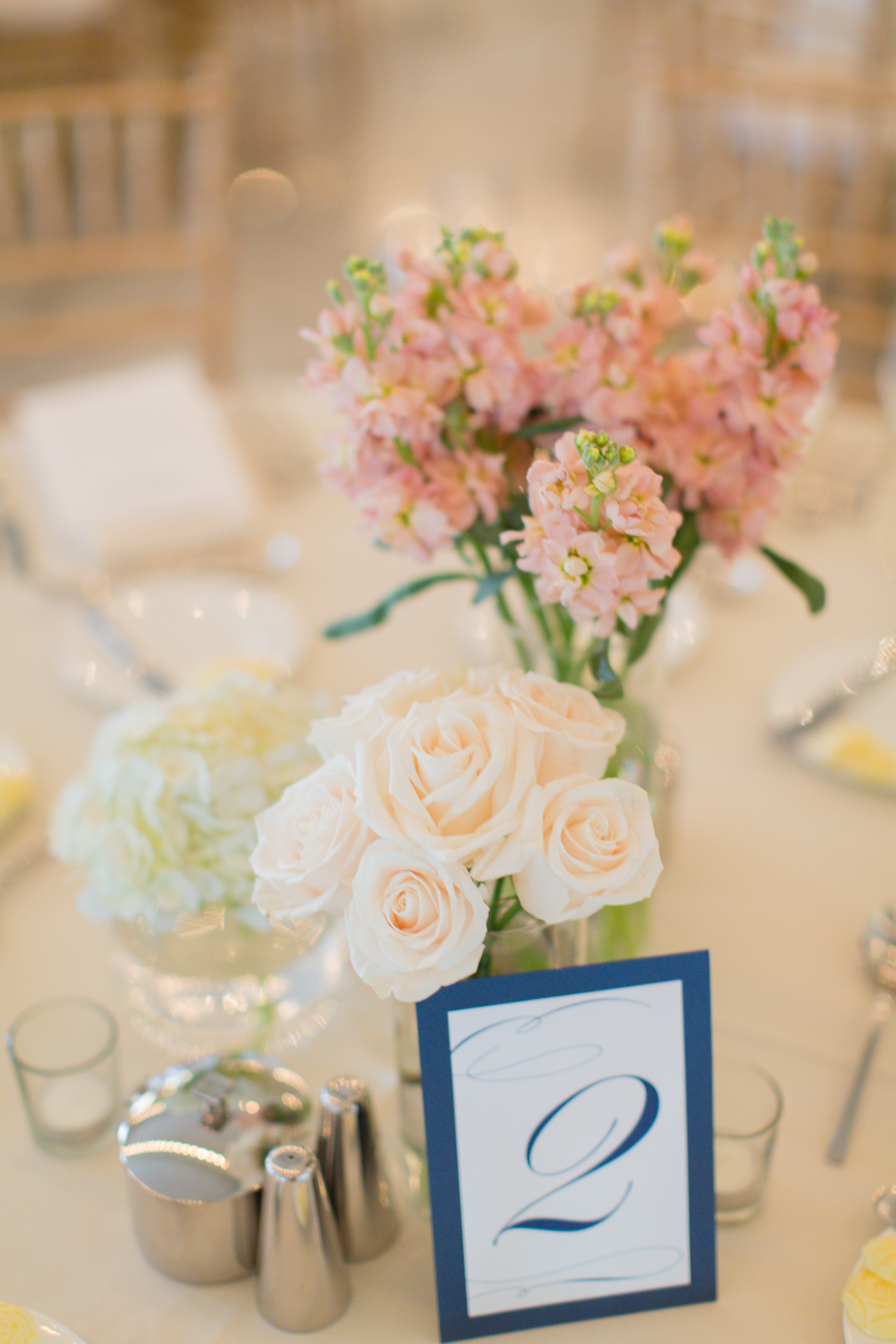 Classic Navy Table Numbers
