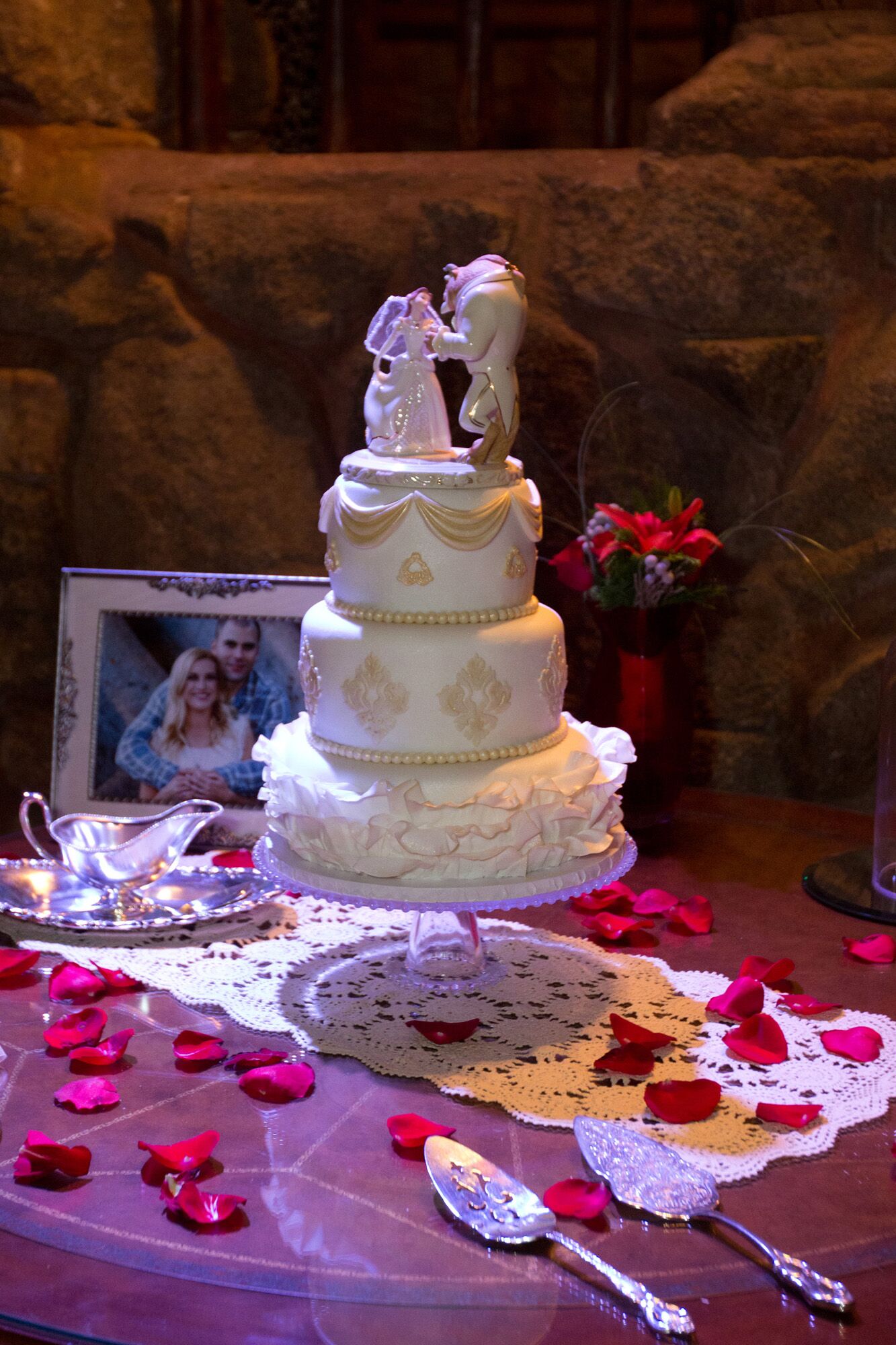 Beauty And The Beast Cake Topper